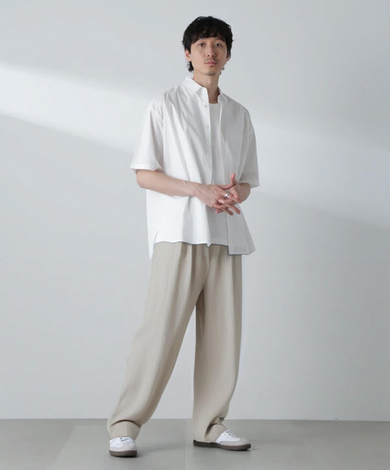 BIGシャンブレーシャツ 半袖