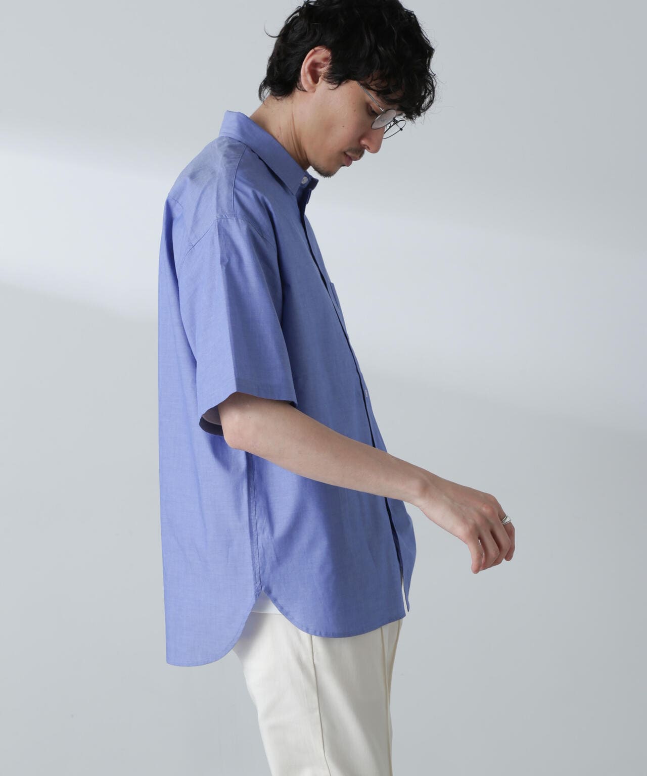 BIGシャンブレーシャツ 半袖
