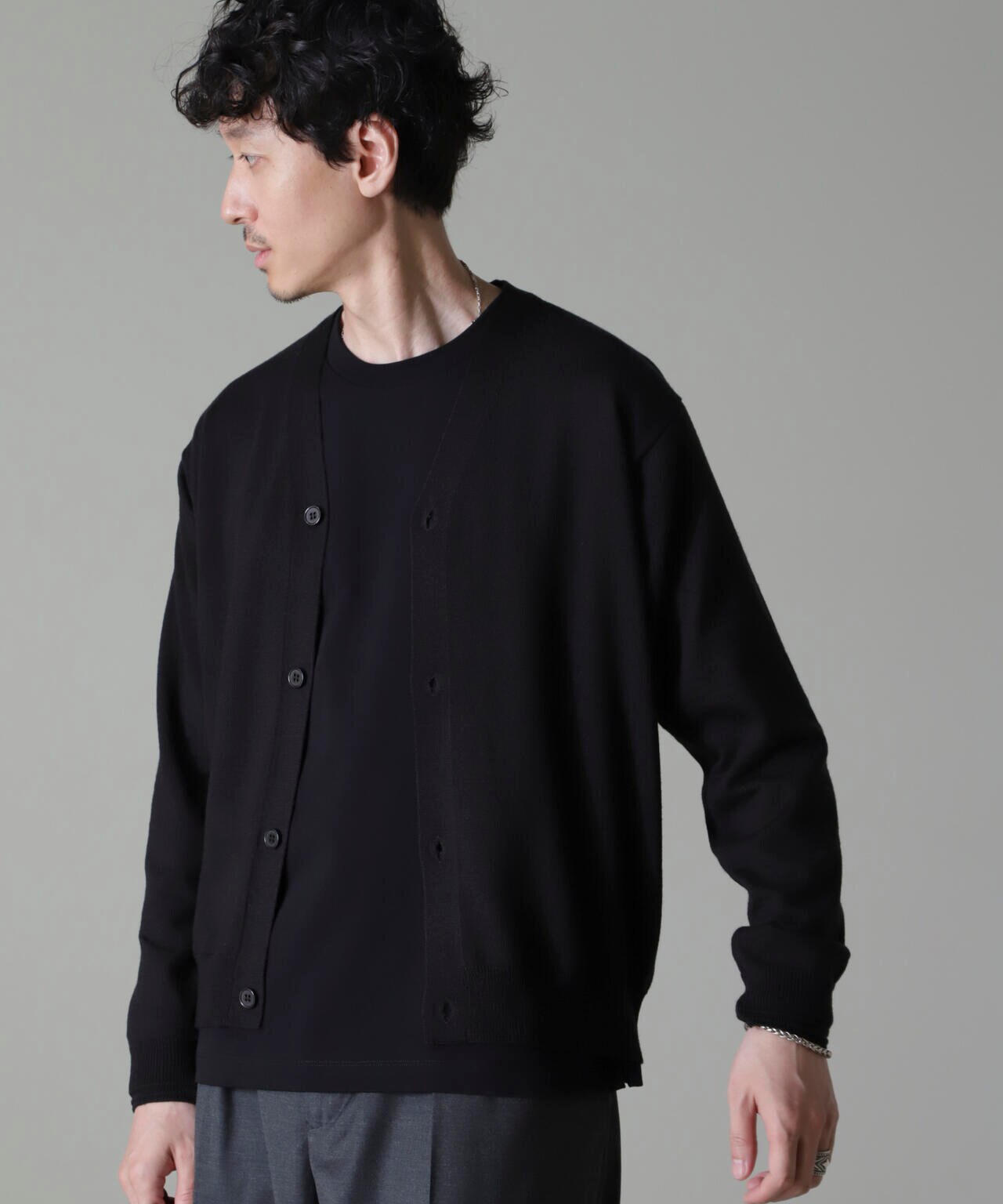 タスマニアミックスベーシックカーディガン