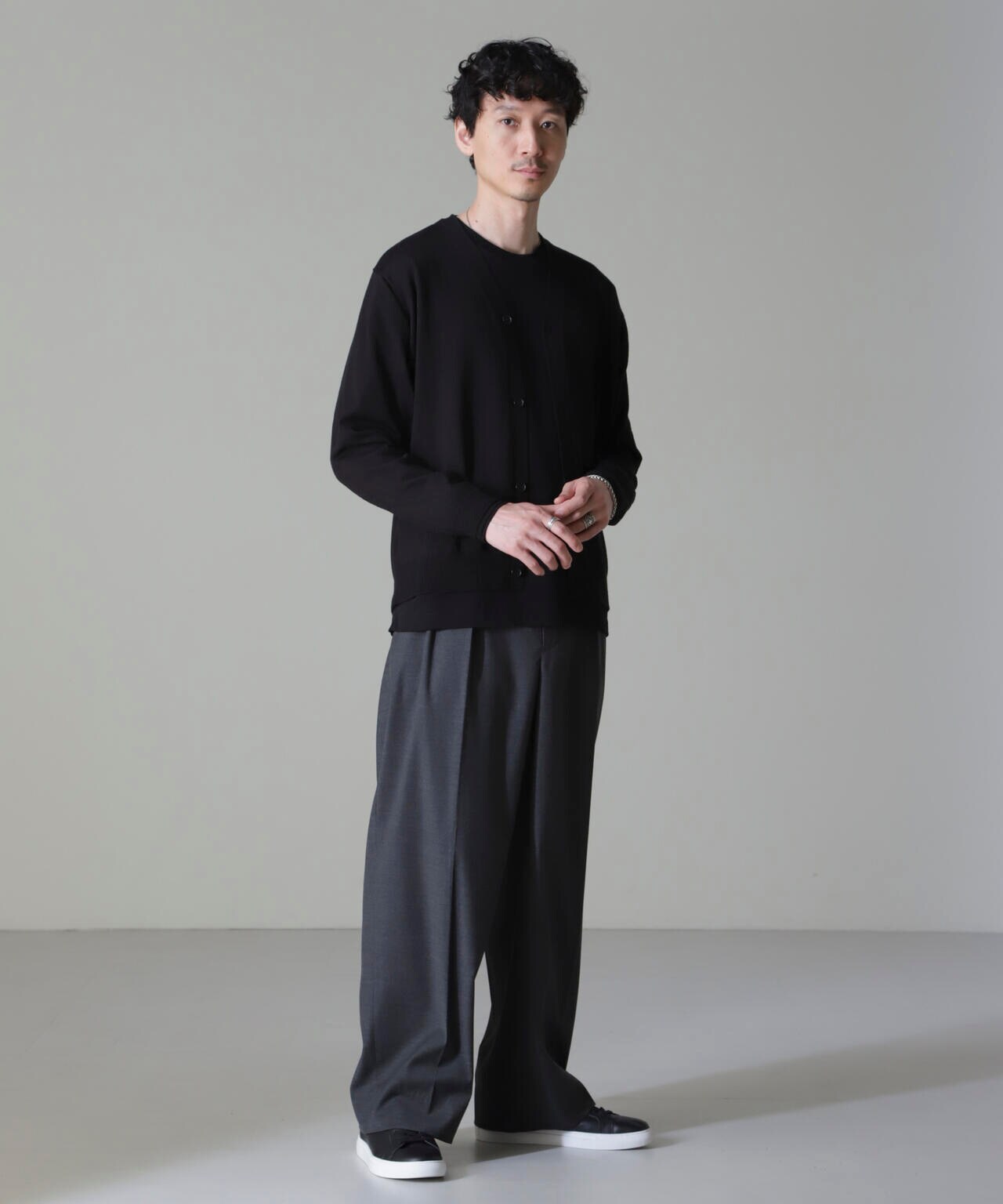 タスマニアミックスベーシックカーディガン