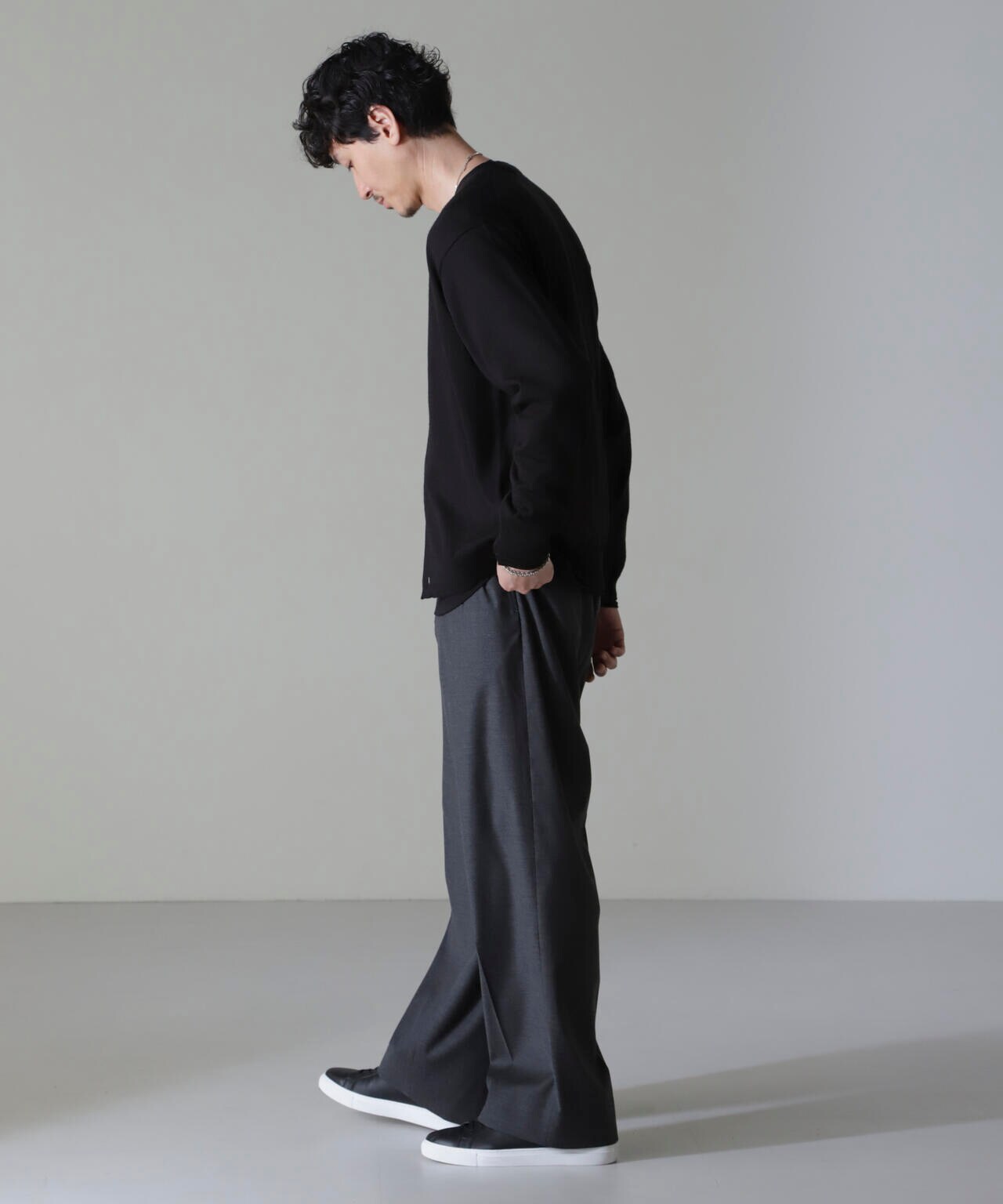 タスマニアミックスベーシックカーディガン