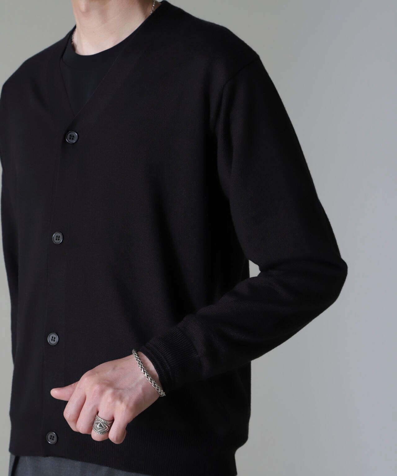 タスマニアミックスベーシックカーディガン