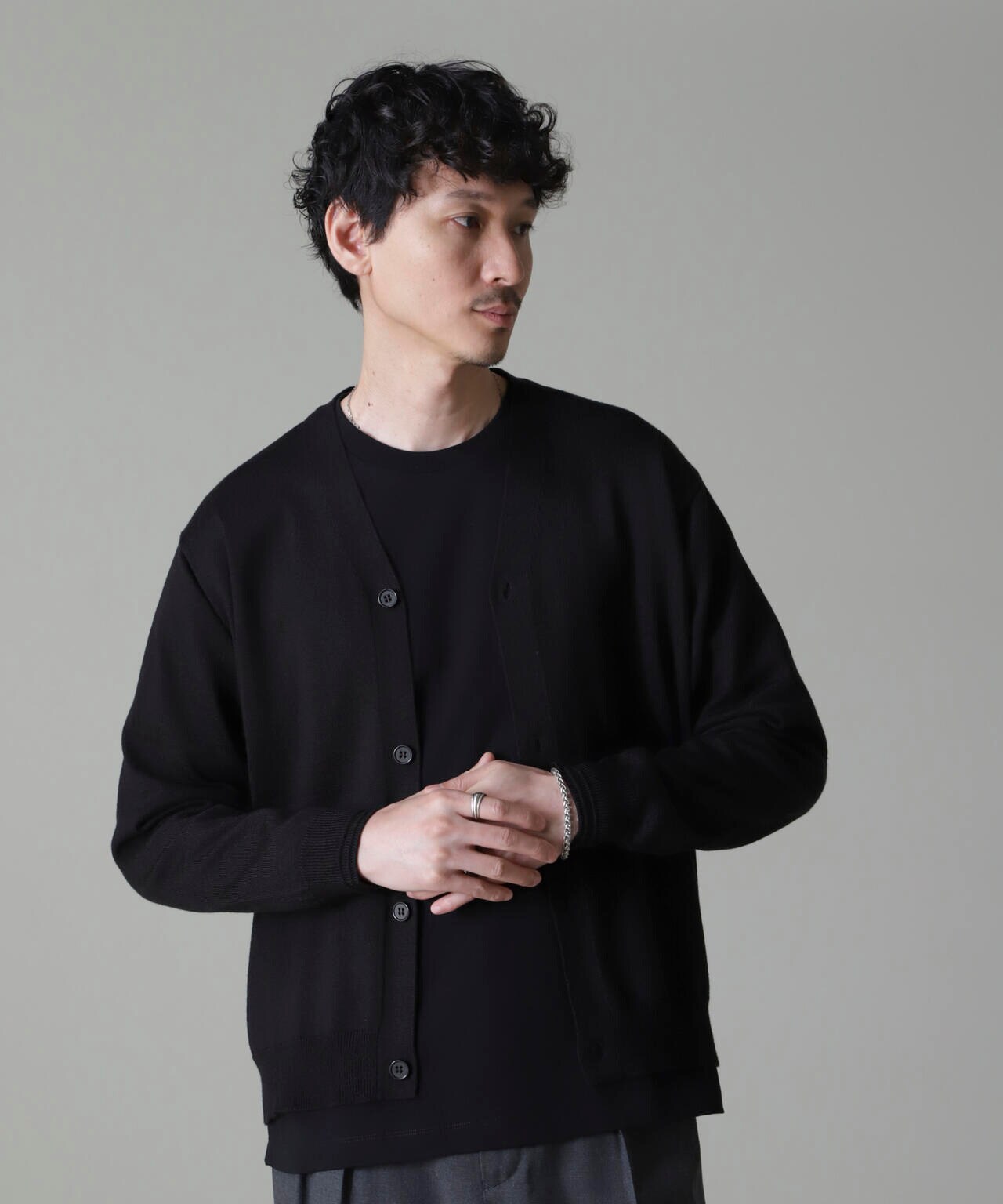 タスマニアミックスベーシックカーディガン