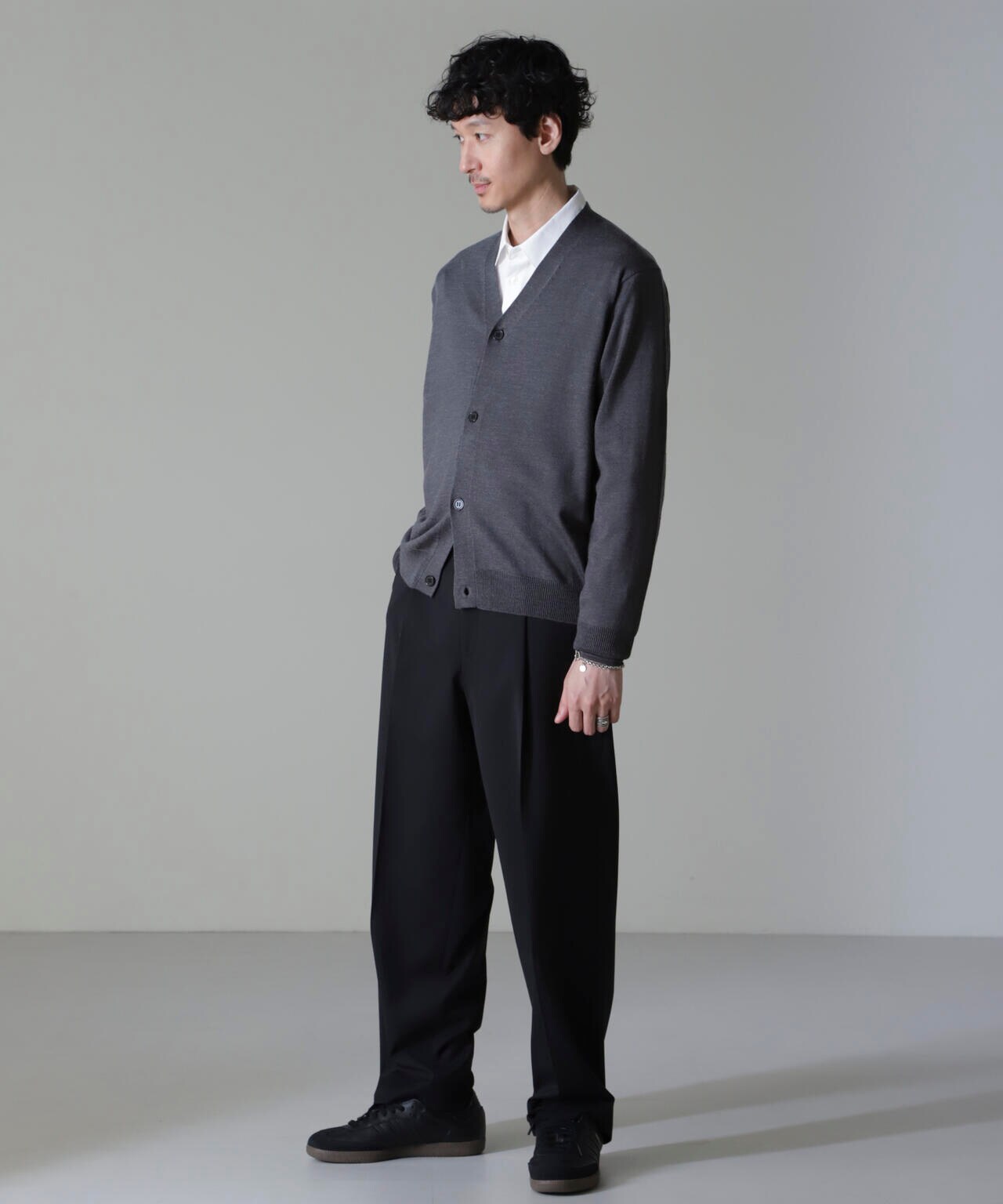 タスマニアミックスベーシックカーディガン