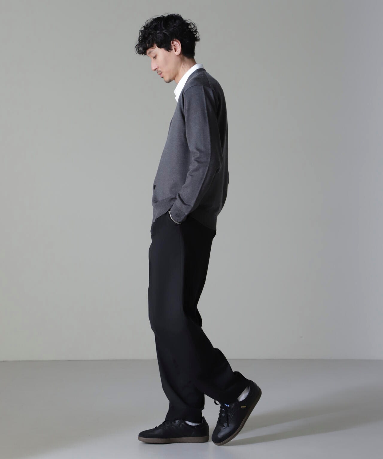 タスマニアミックスベーシックカーディガン