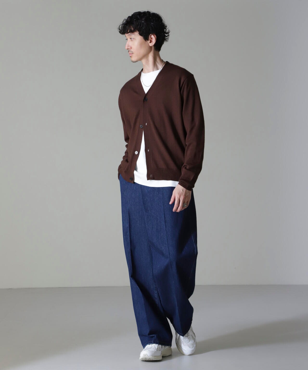 タスマニアミックスベーシックカーディガン