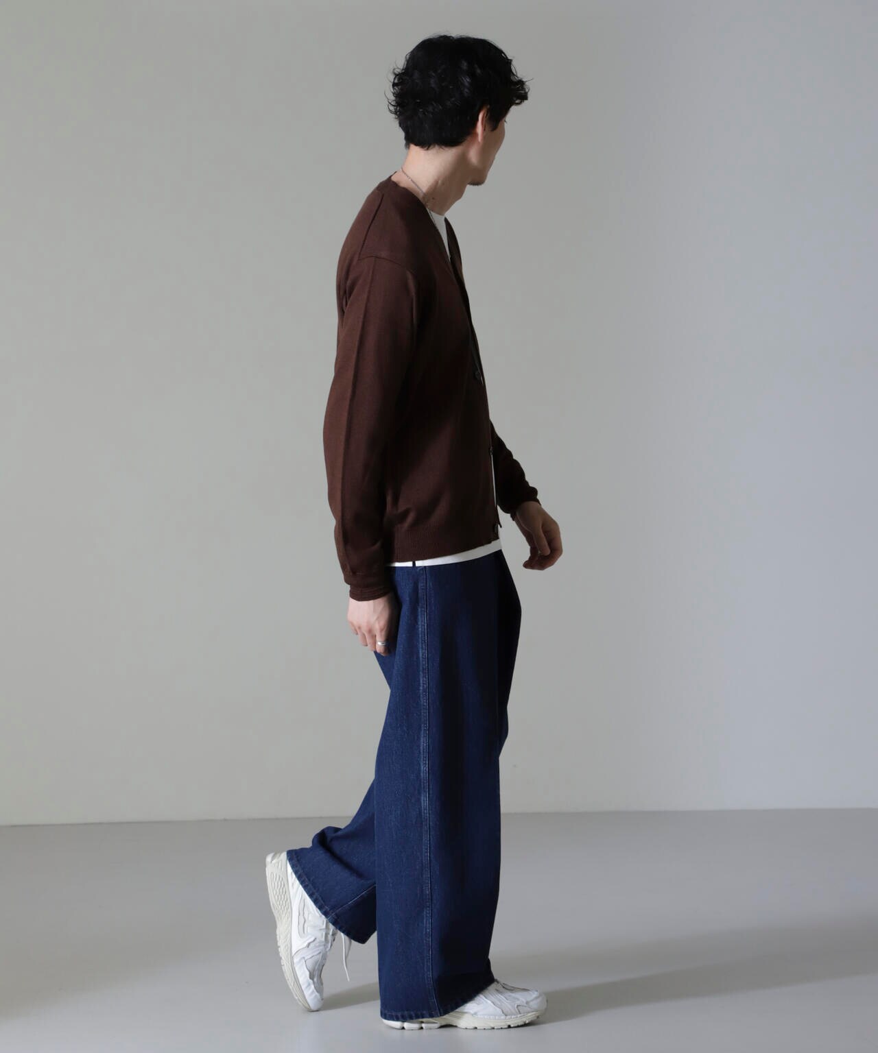 タスマニアミックスベーシックカーディガン