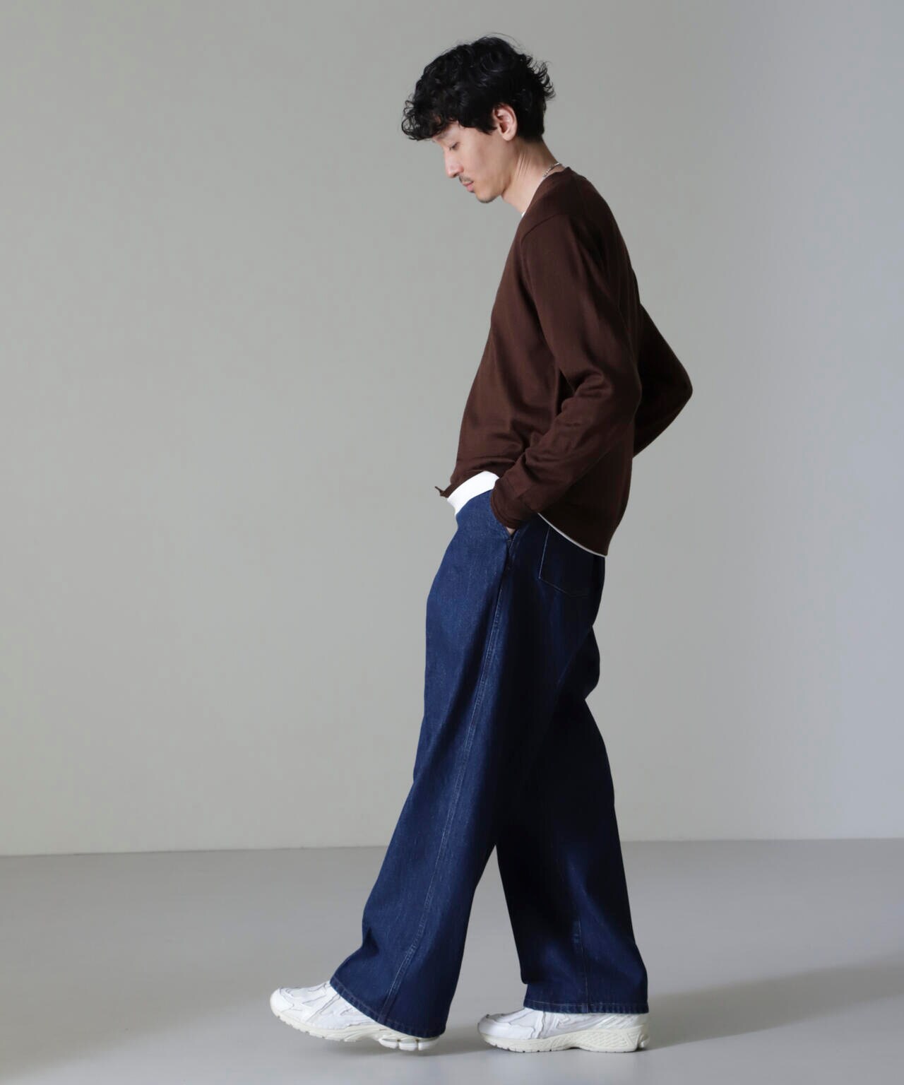 タスマニアミックスベーシックカーディガン