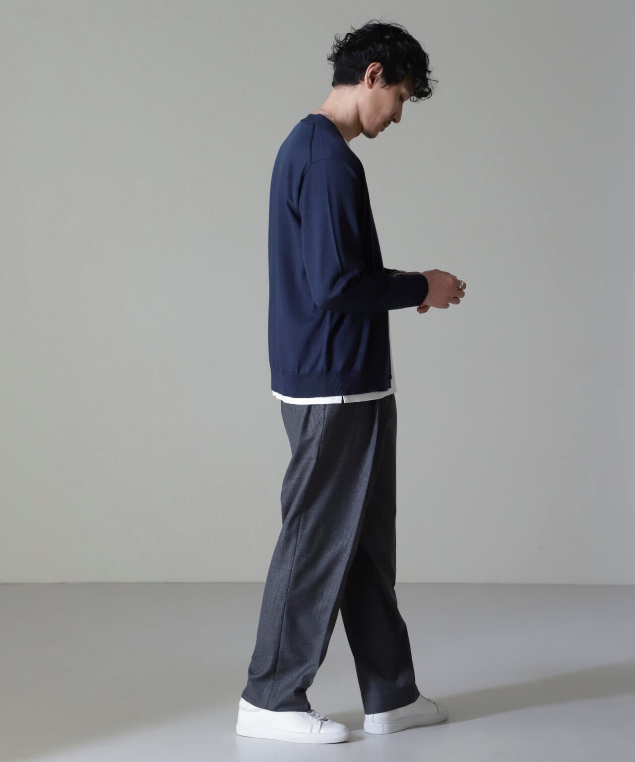 タスマニアミックスベーシックカーディガン