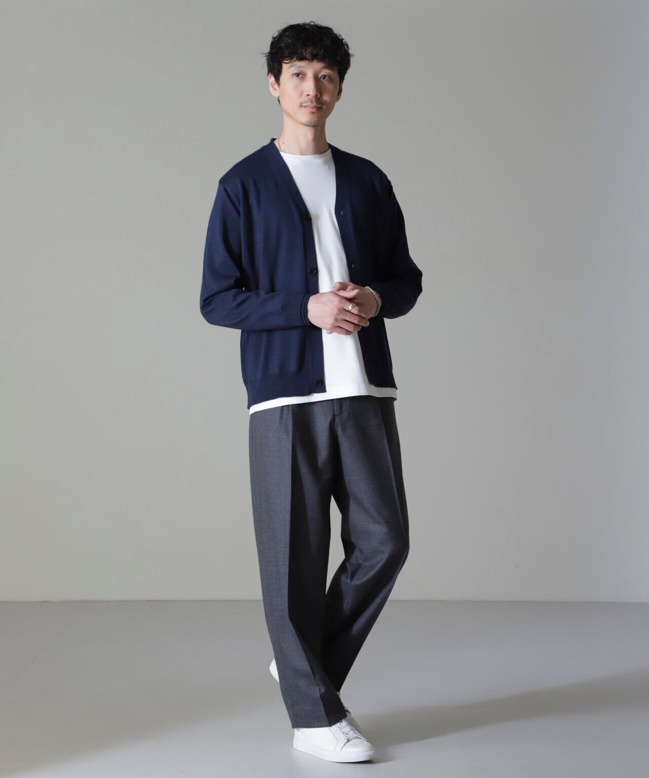 タスマニアミックスベーシックカーディガン