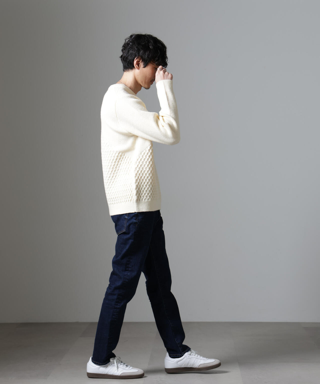 PBT切り替えパターンニット