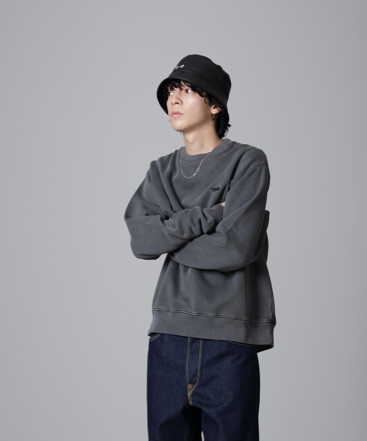 PENNEYS BLACK ピグメントスウェット