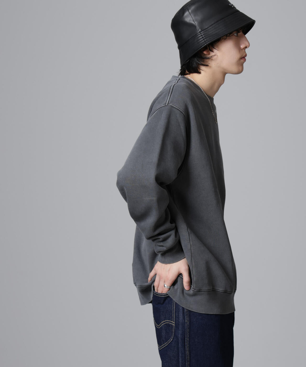 PENNEYS BLACK ピグメントスウェット