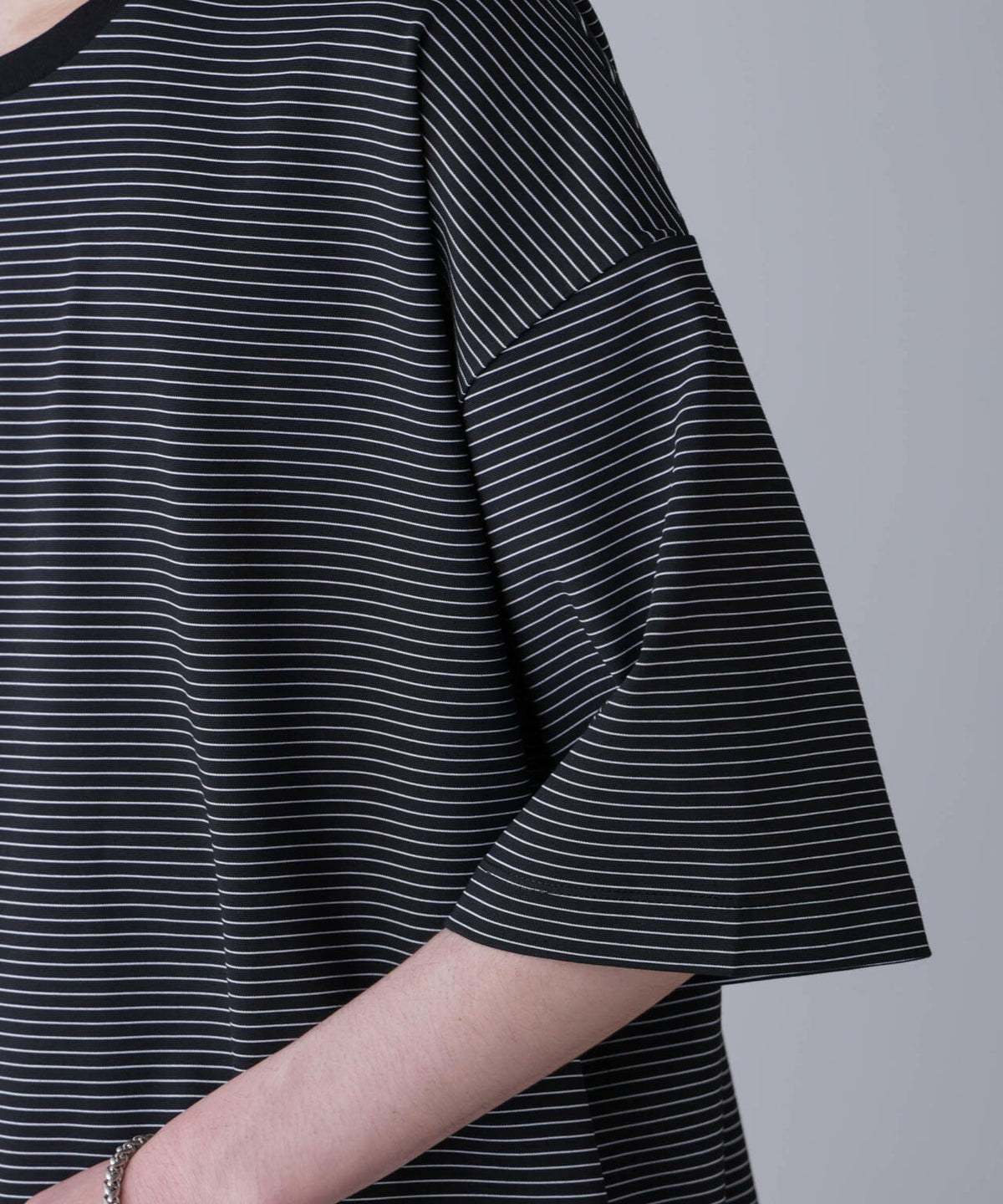 ビッグシルエットボーダーTシャツ 半袖