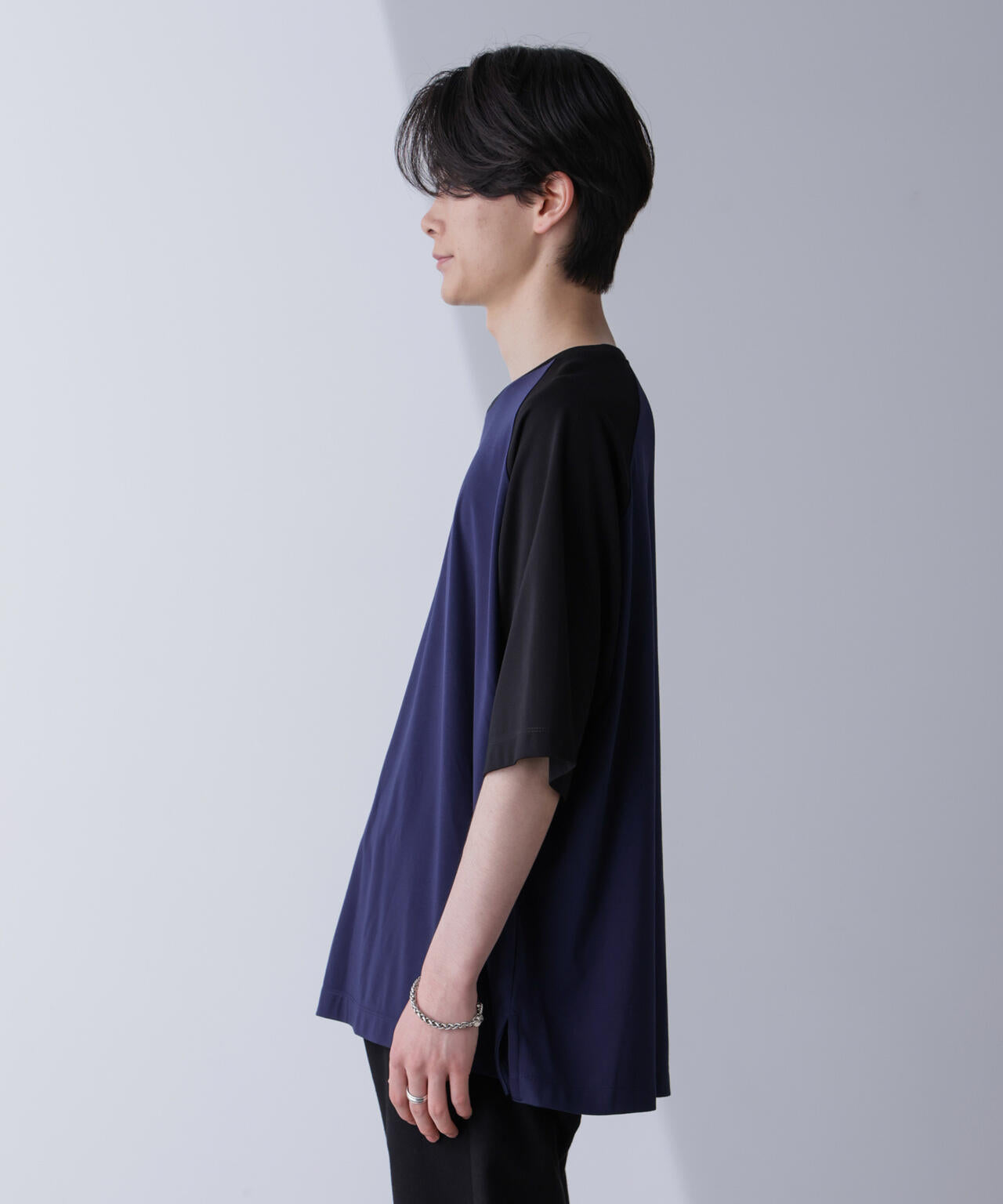 ワイドシルエットラグランTシャツ 半袖