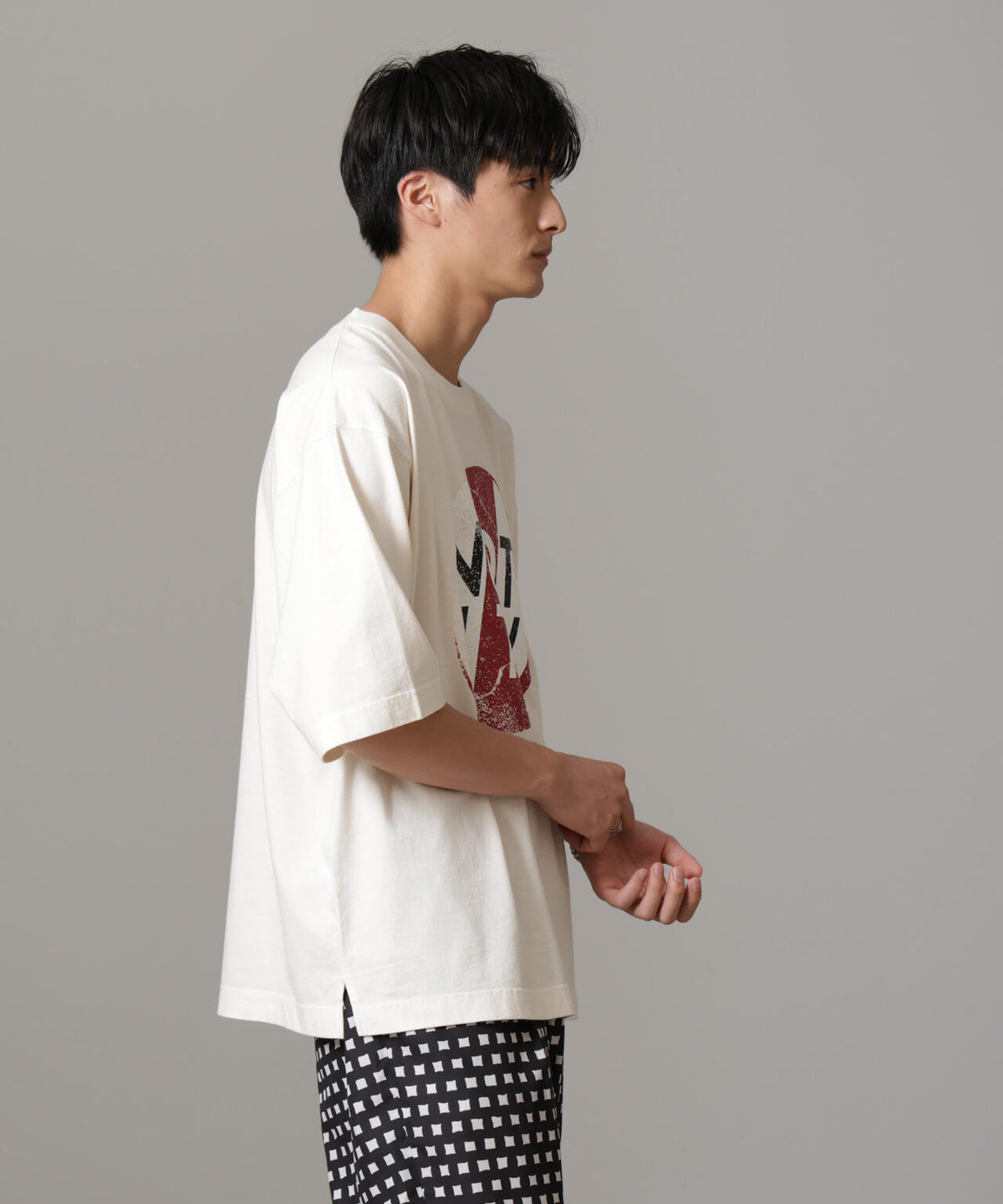 「NOT ALL」オーバーダイTシャツ 半袖