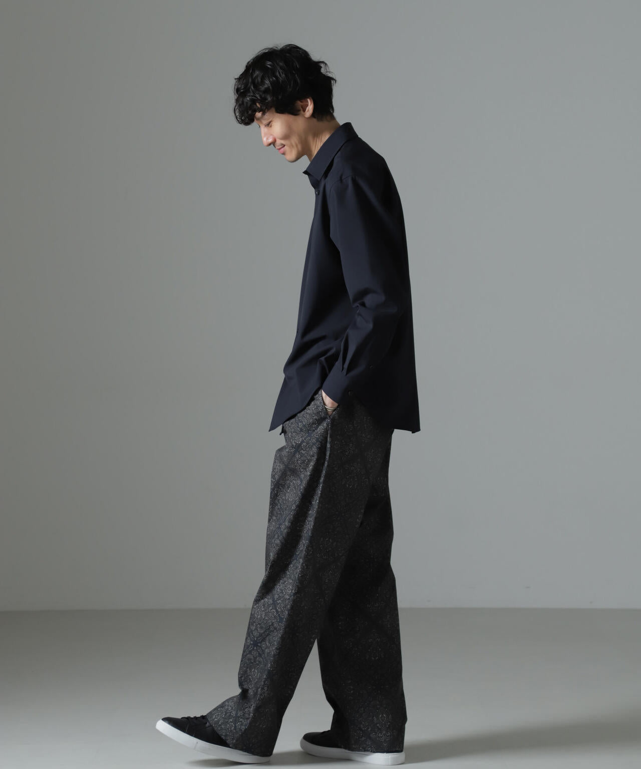 オリジナルパターンイージーパンツ