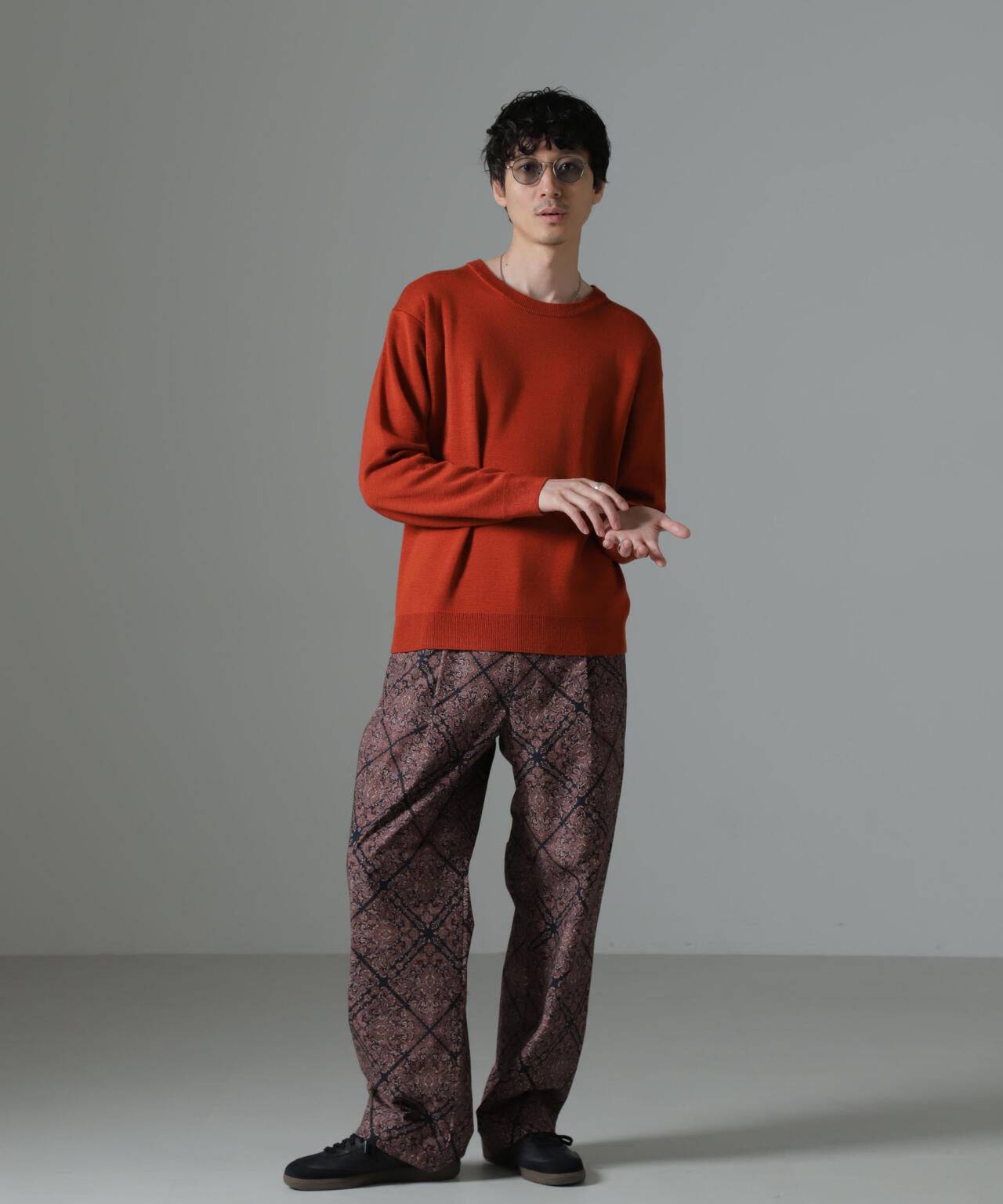 オリジナルパターンイージーパンツ