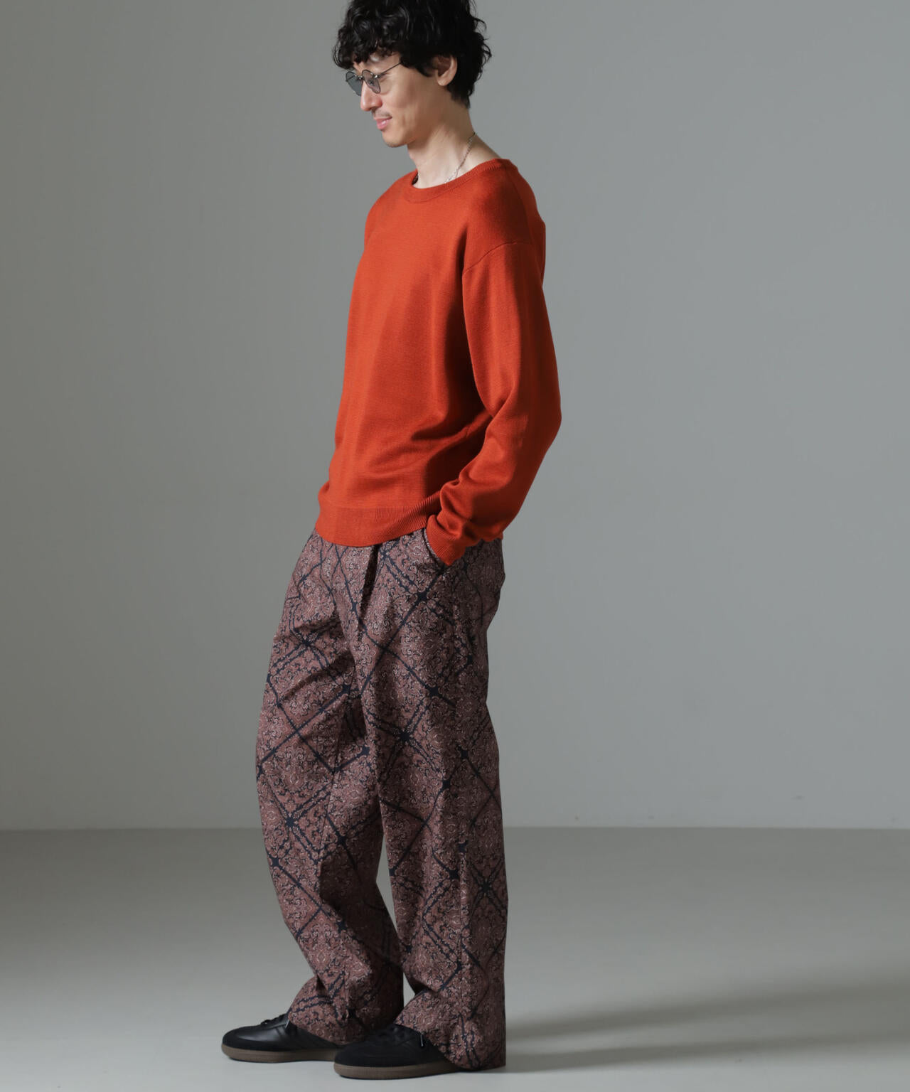 オリジナルパターンイージーパンツ