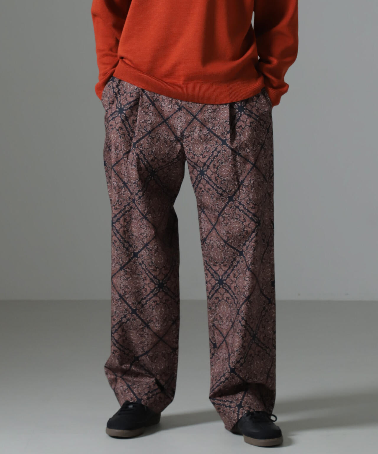 オリジナルパターンイージーパンツ