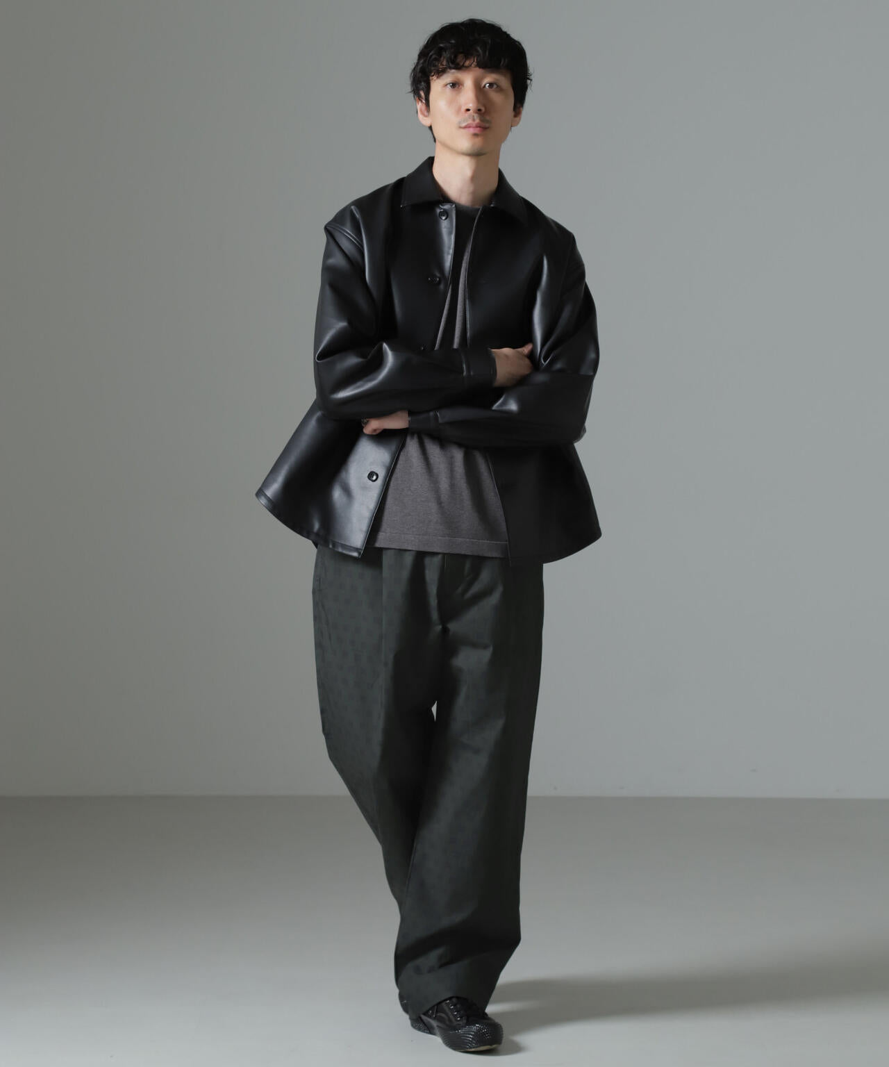 オリジナルパターンイージーパンツ