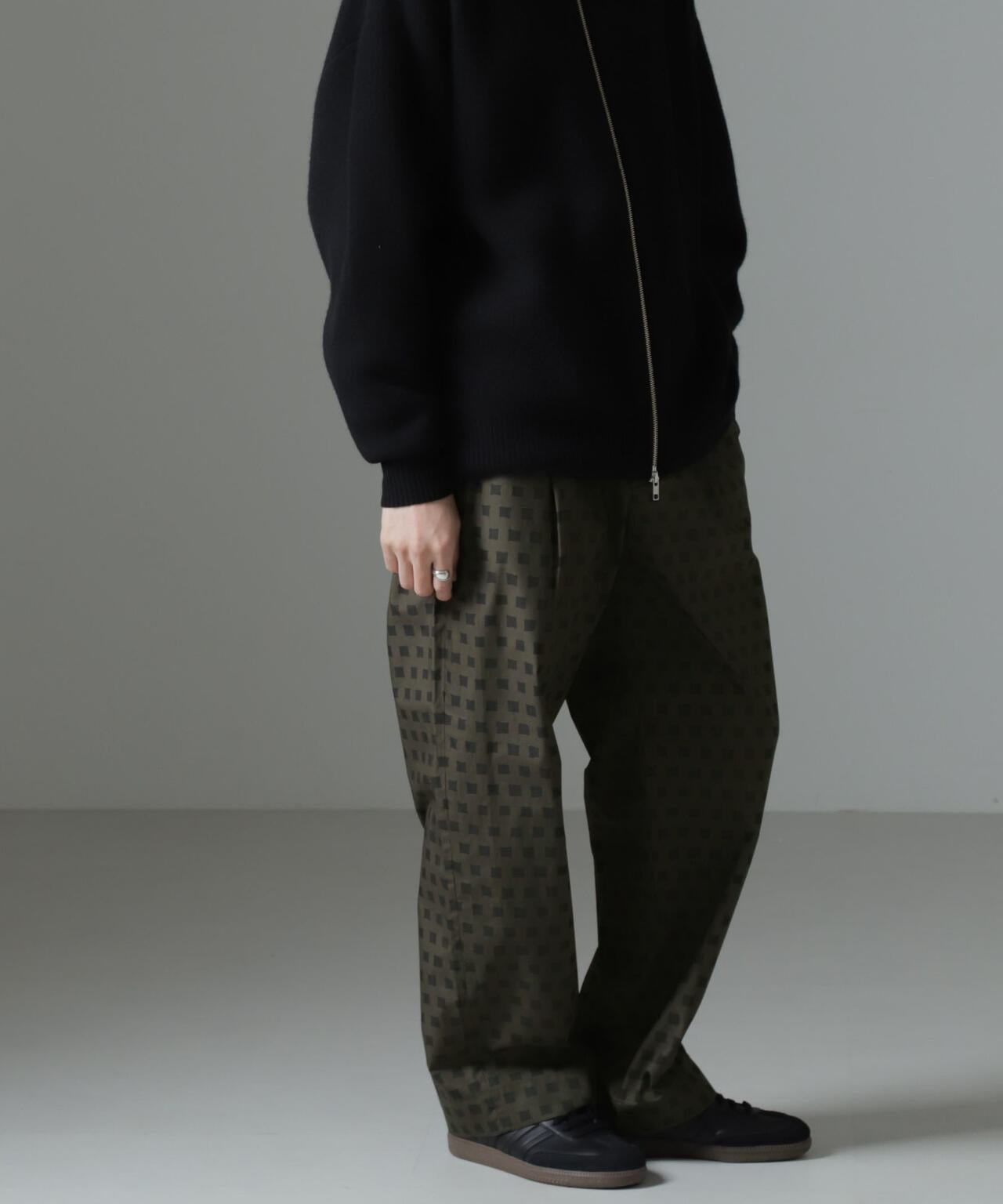 オリジナルパターンイージーパンツ