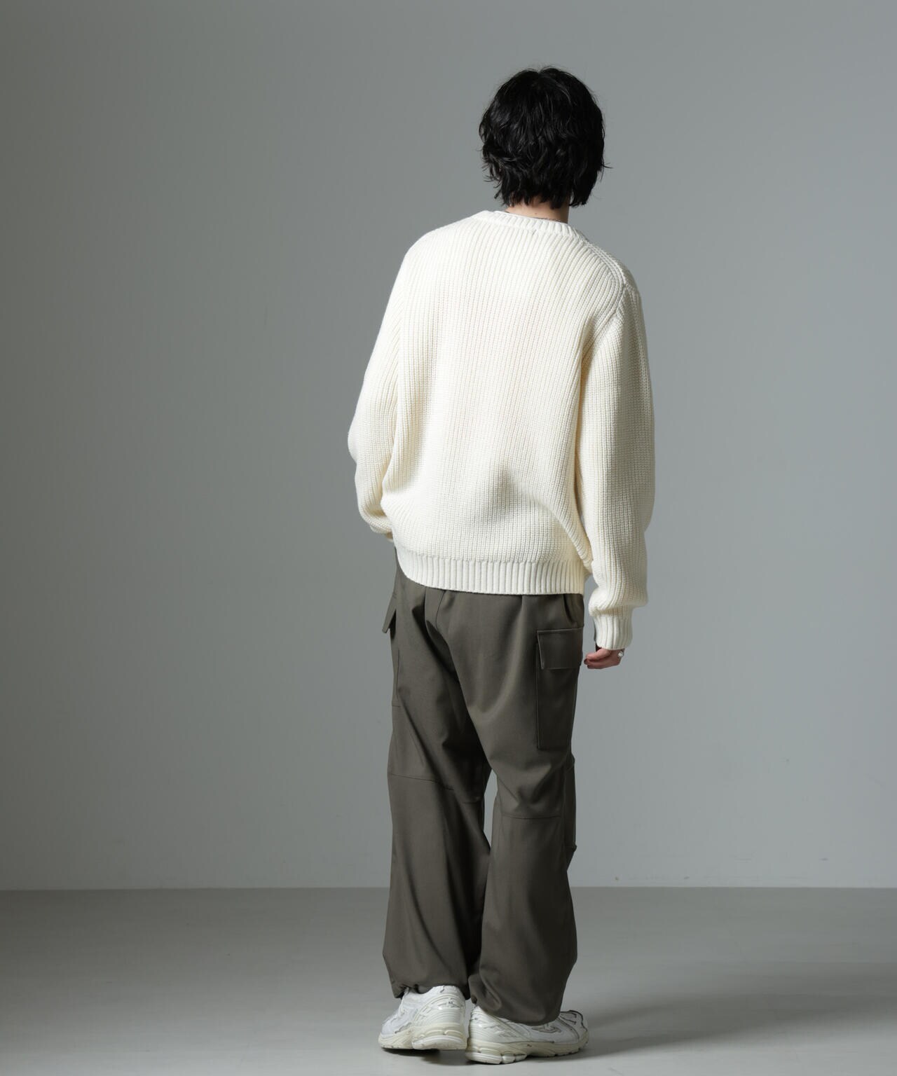 起毛ツイルカーゴパンツ