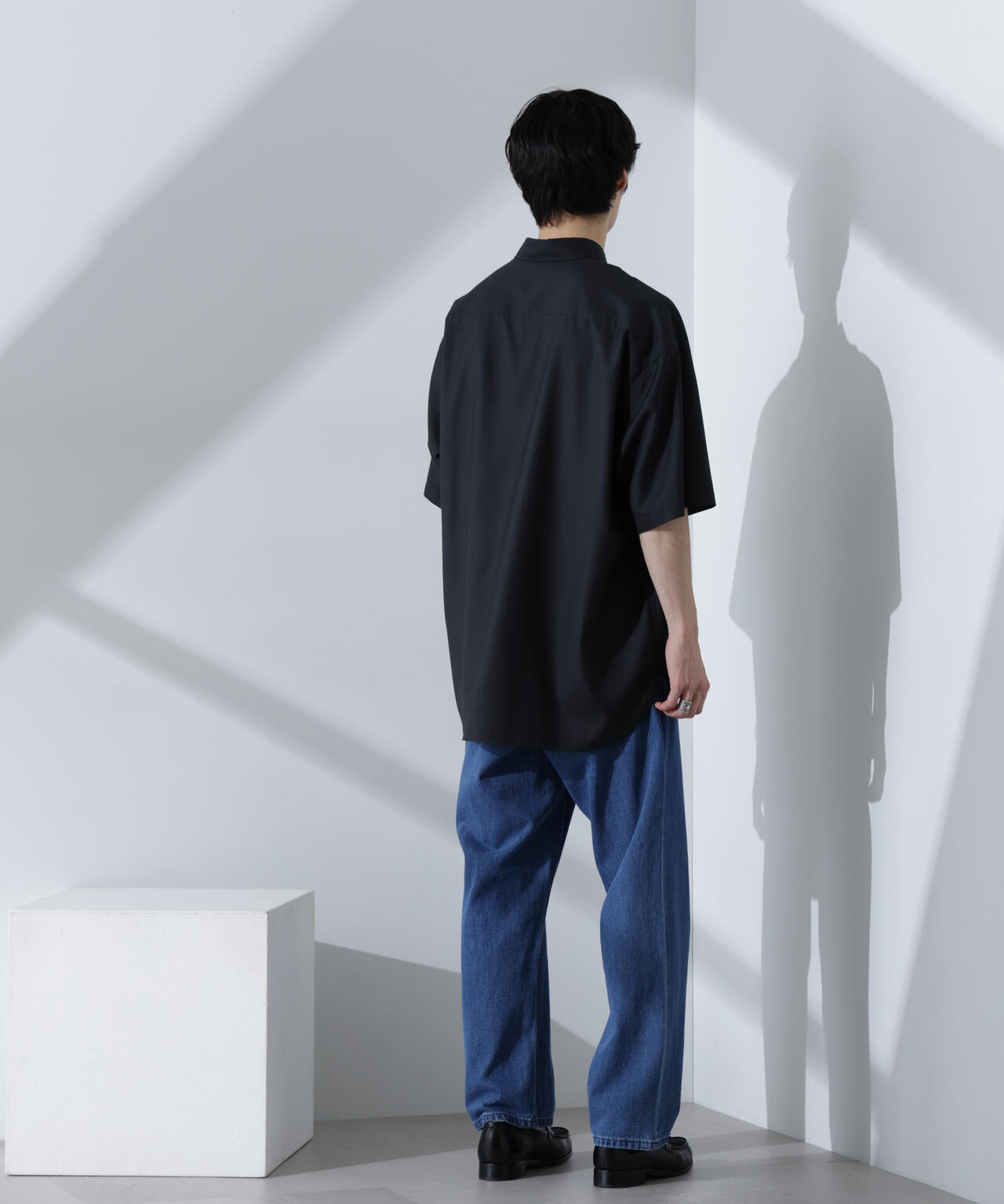 ビッグドレープシャツ 半袖