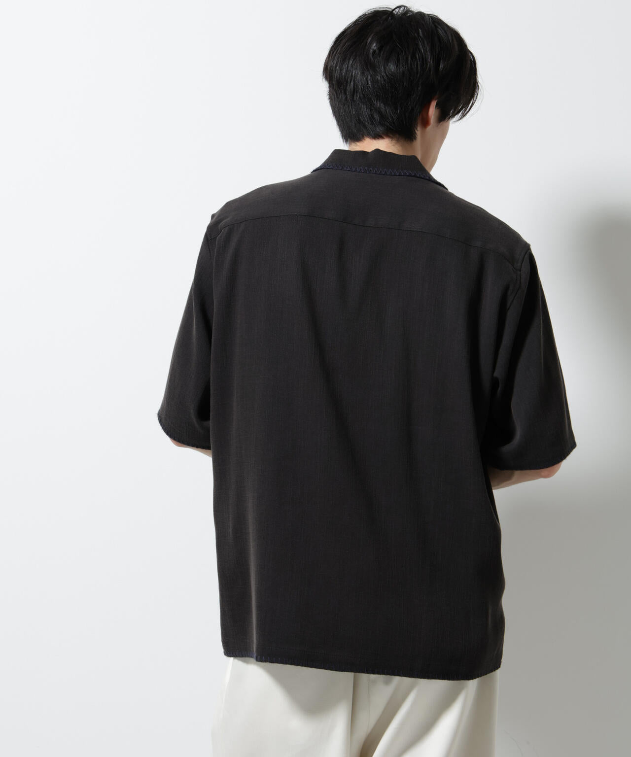 ハンドステッチリラックスシャツ 半袖
