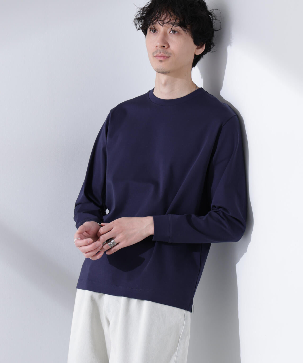 アンチスメル クルーネックTシャツ 長袖