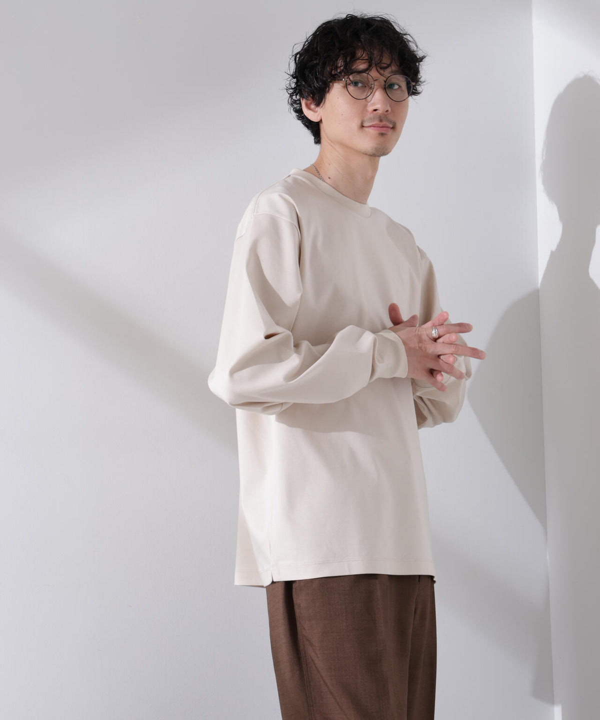 アンチスメル BIG クルーネックTシャツ 長袖