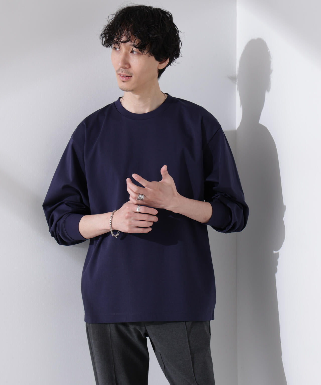 アンチスメル BIG クルーネックTシャツ 長袖