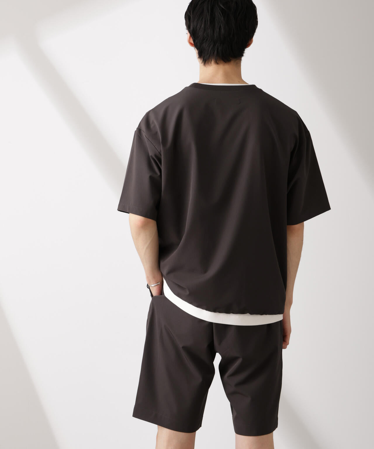 ライトウェイトストレッチ プルオーバー半袖(セットアップ可)