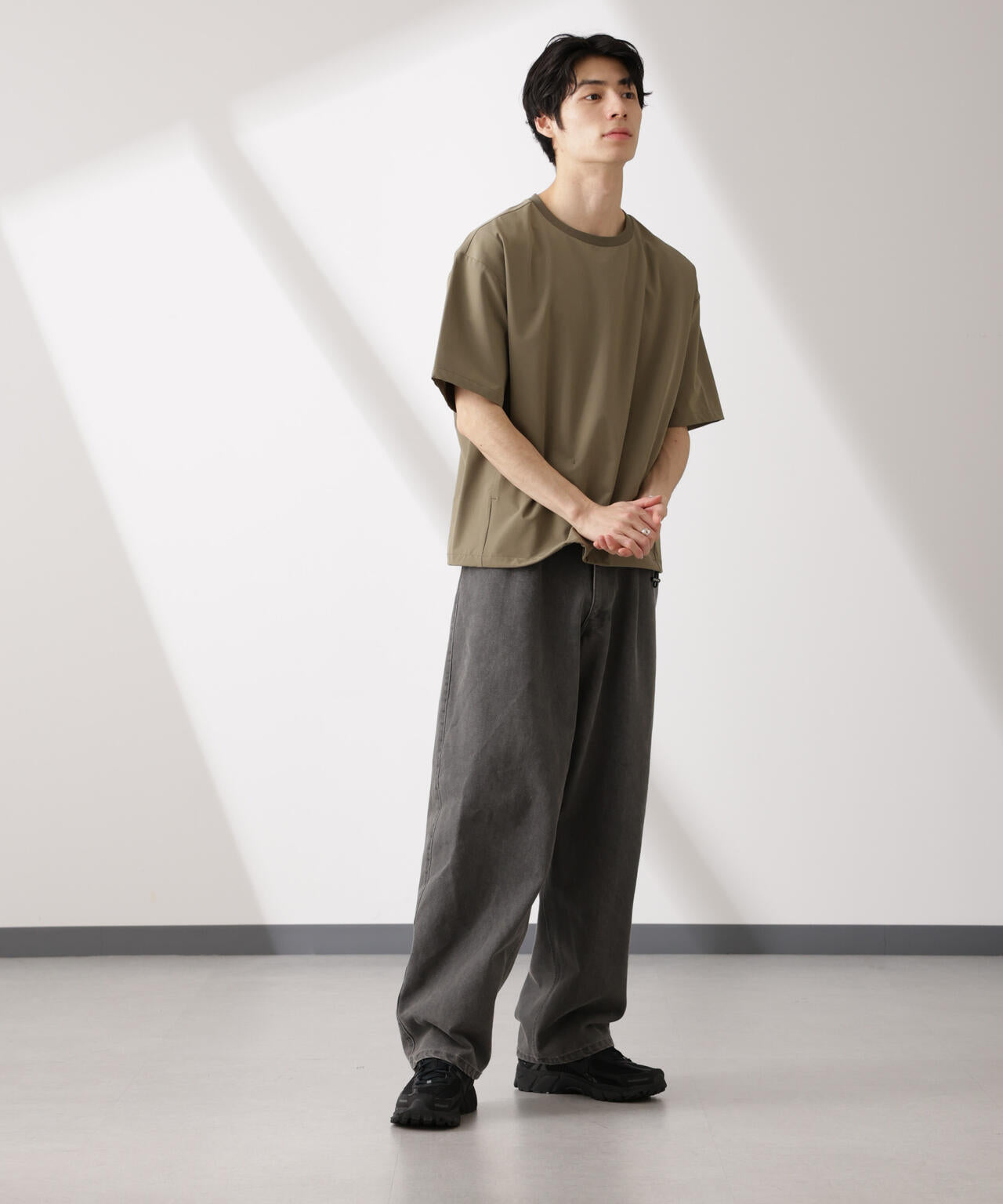 ライトウェイトストレッチ プルオーバー半袖(セットアップ可)