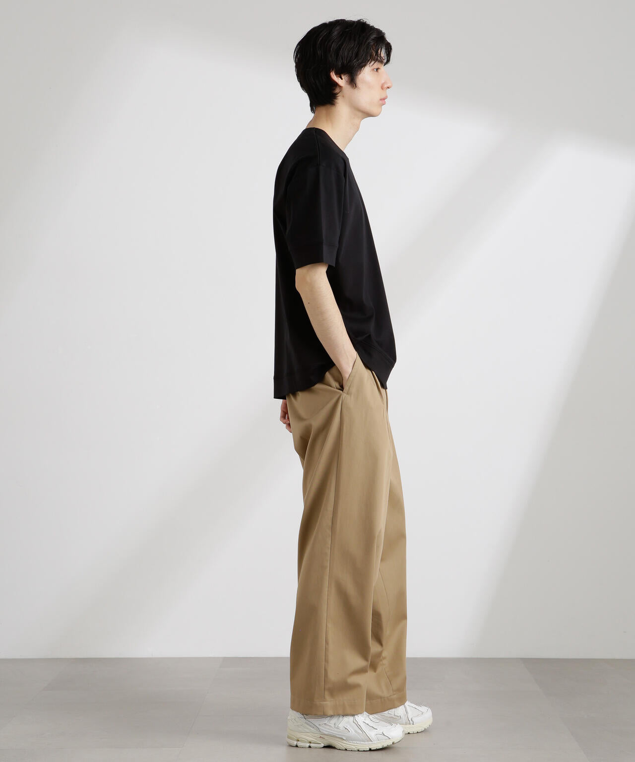 50/-シルケットスムースキーネックTシャツ