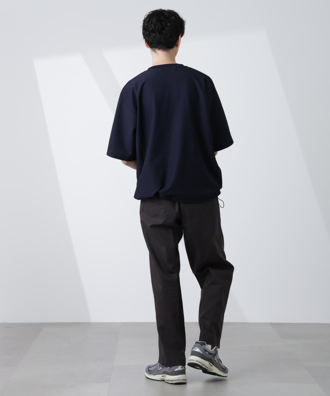 シルケットサッカーワイドTシャツ 半袖