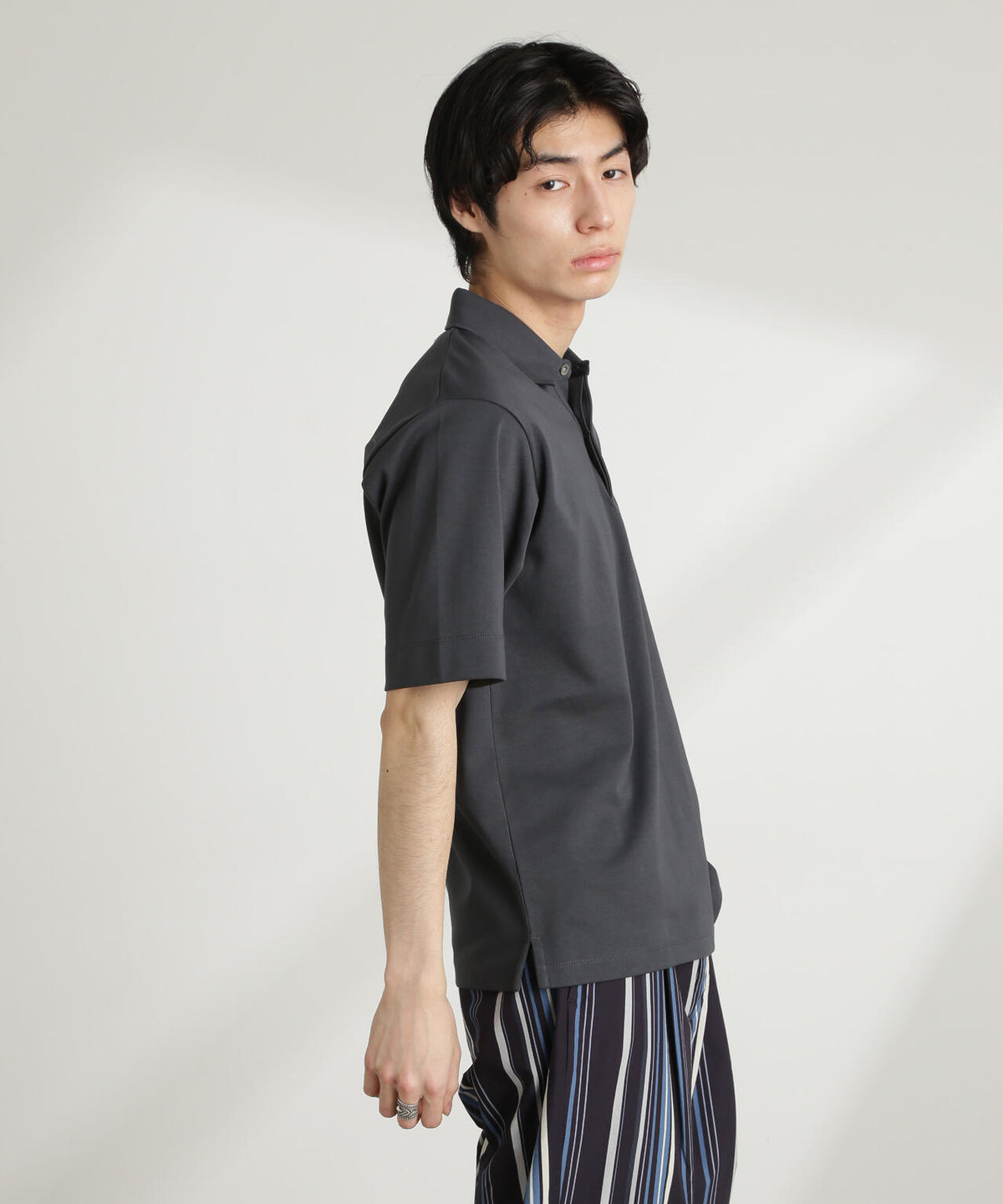 ダブルスムース比翼ポロ