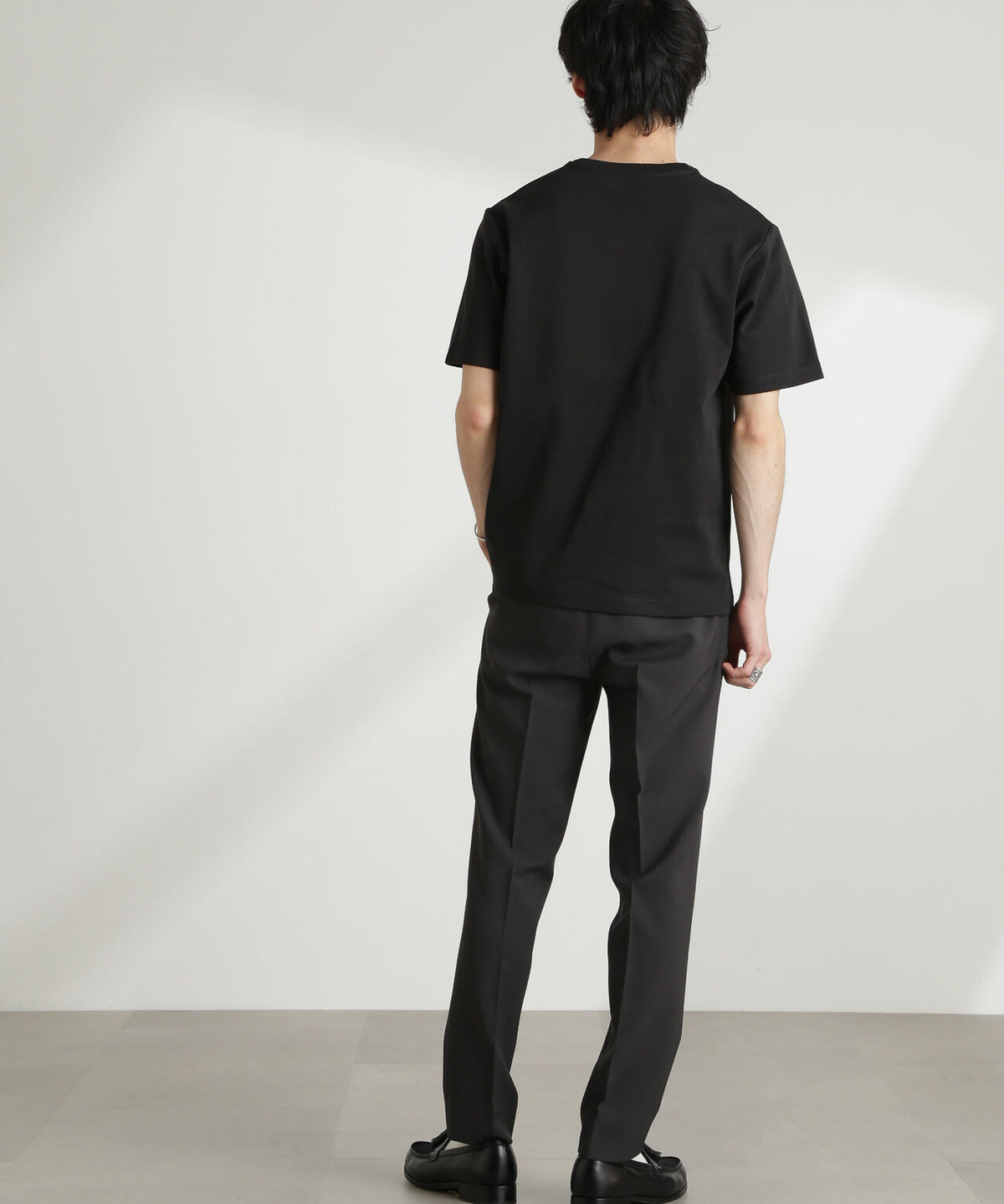 ダブルスムースVネックTシャツ 半袖