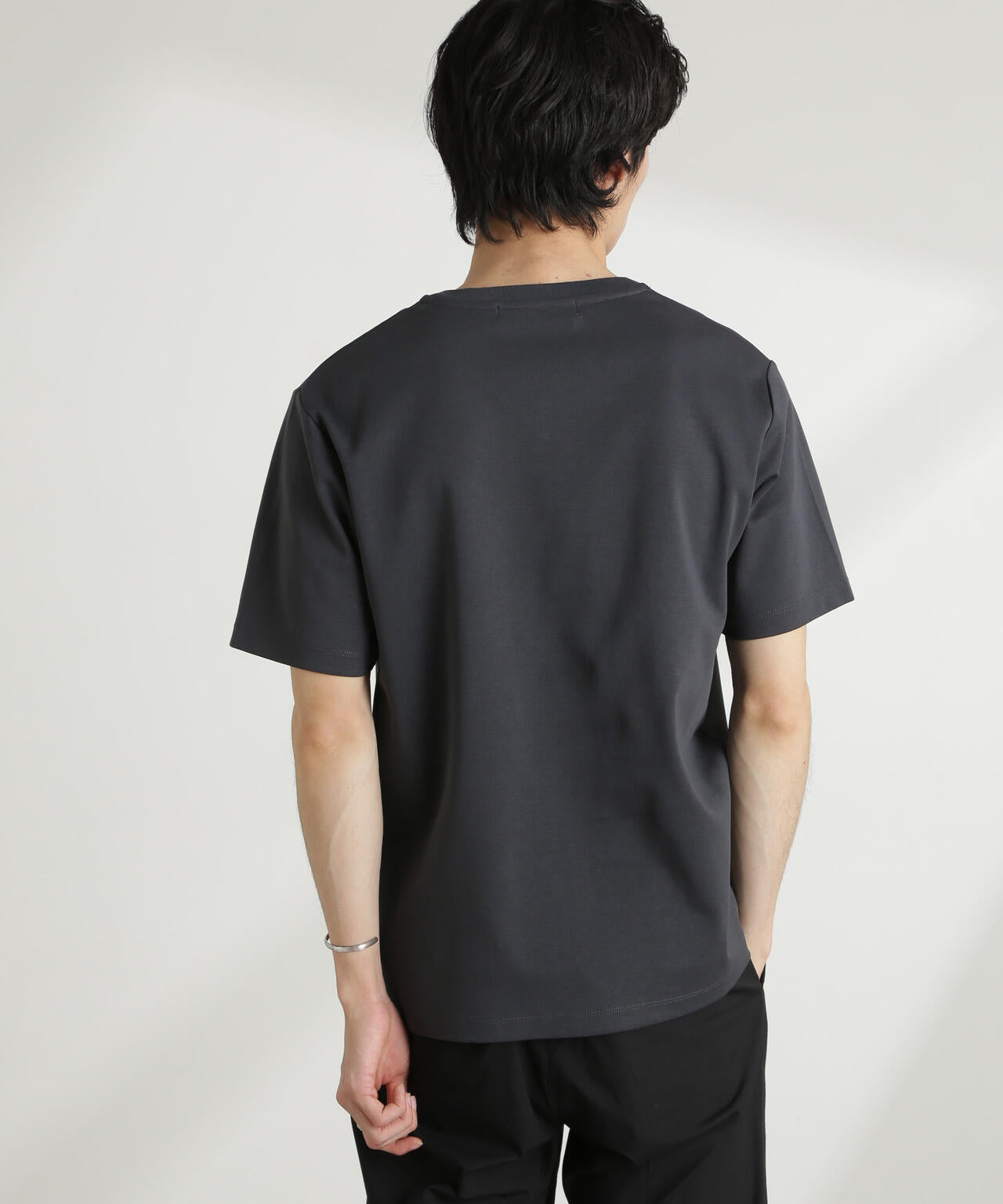 ダブルスムースVネックTシャツ 半袖
