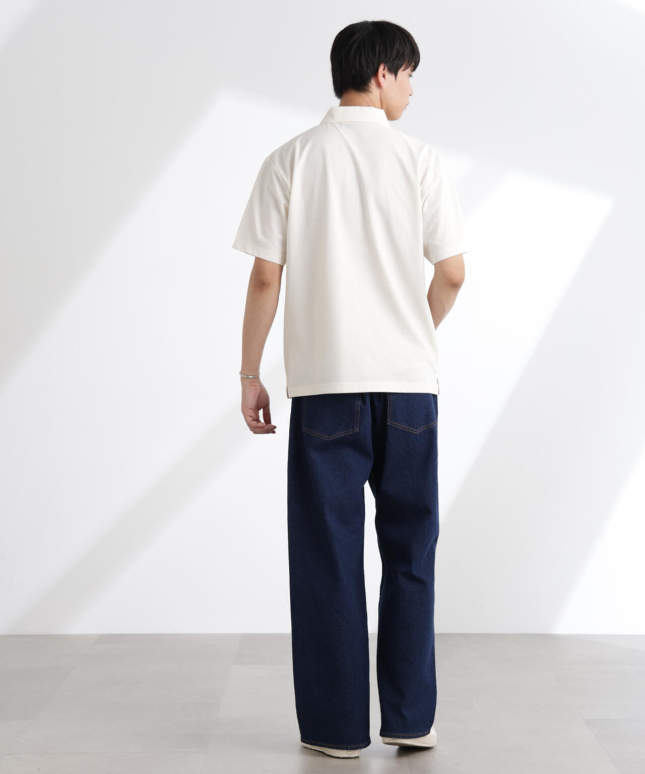 ナノベア鹿の子ポロシャツ 半袖