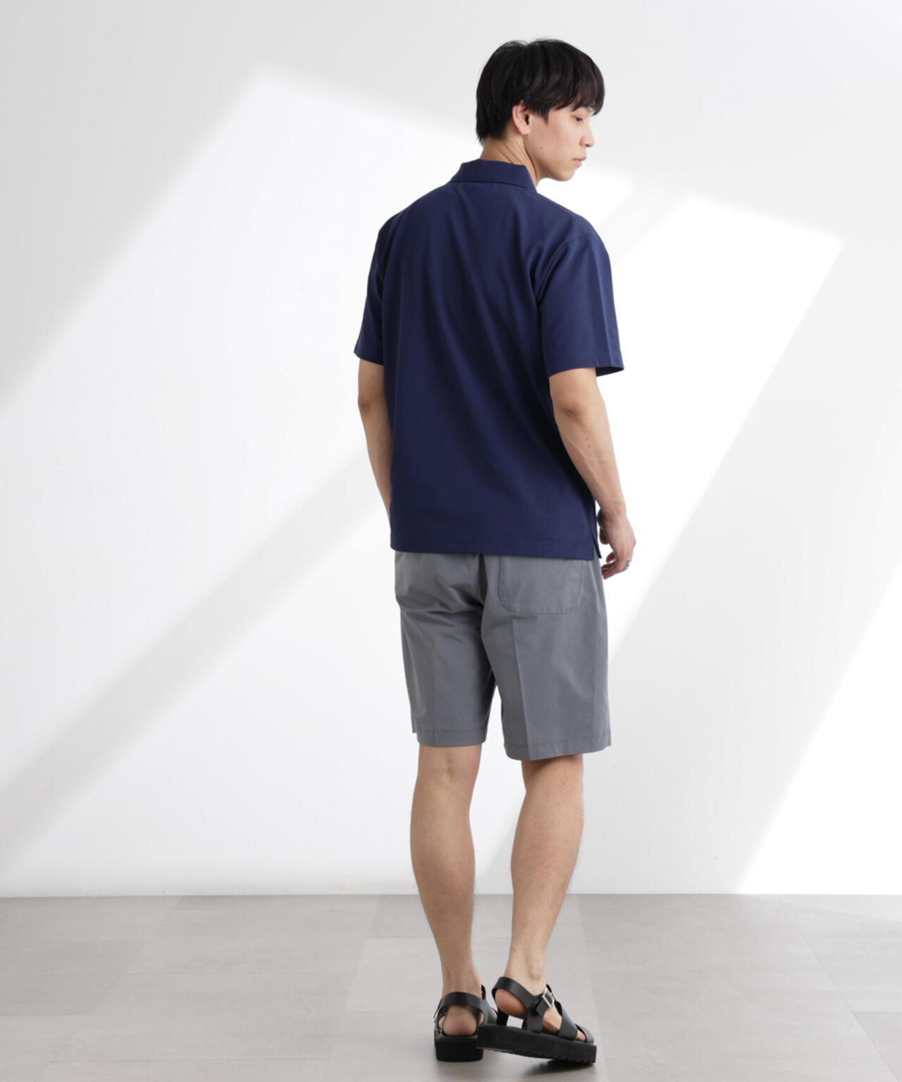 ナノベア鹿の子ポロシャツ 半袖