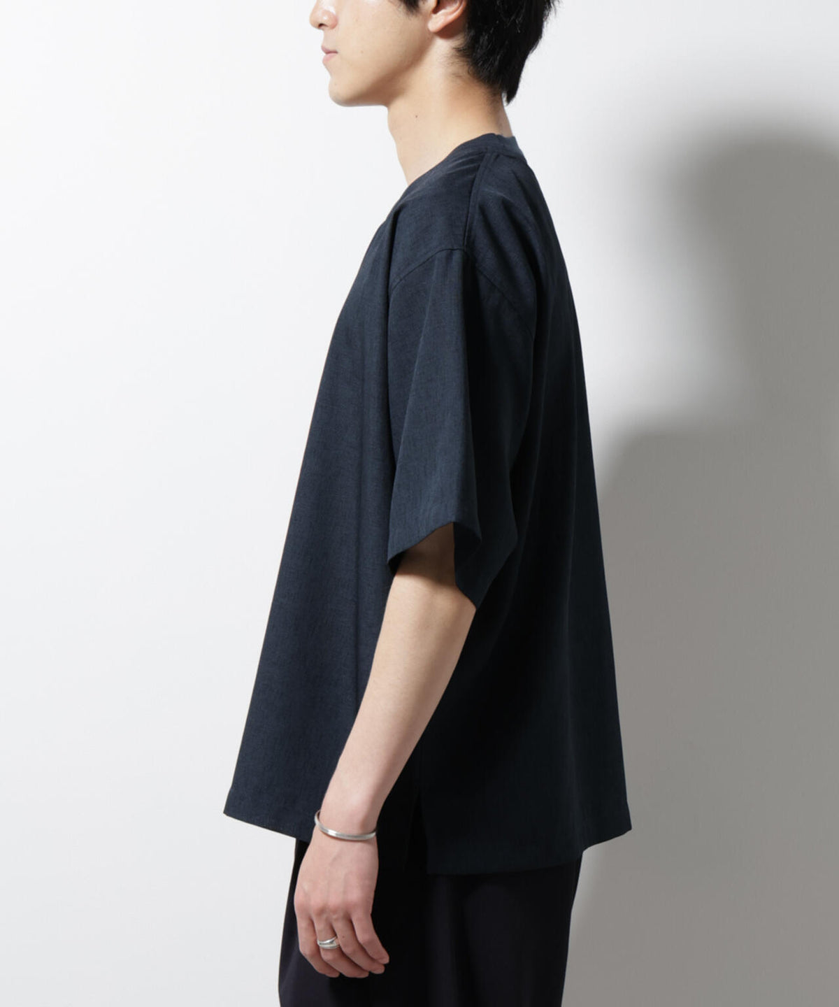 テックリネン布帛Tシャツ 半袖