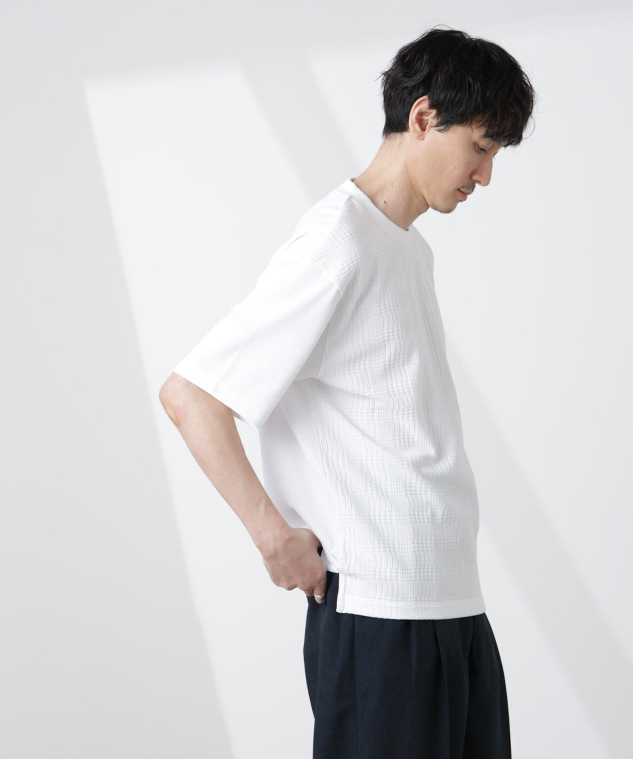 リンクスジャガードコンビTシャツ