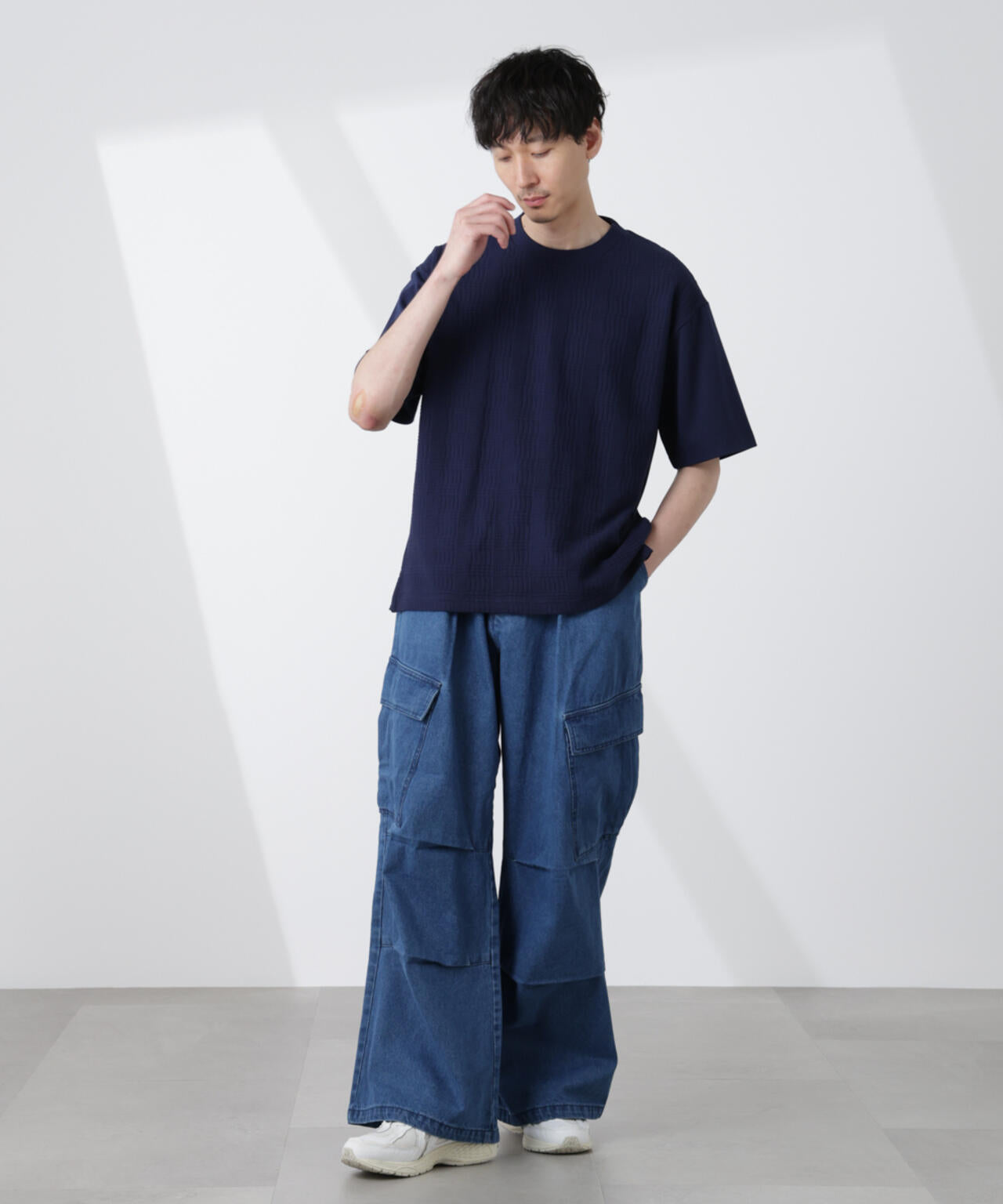 リンクスジャガードコンビTシャツ
