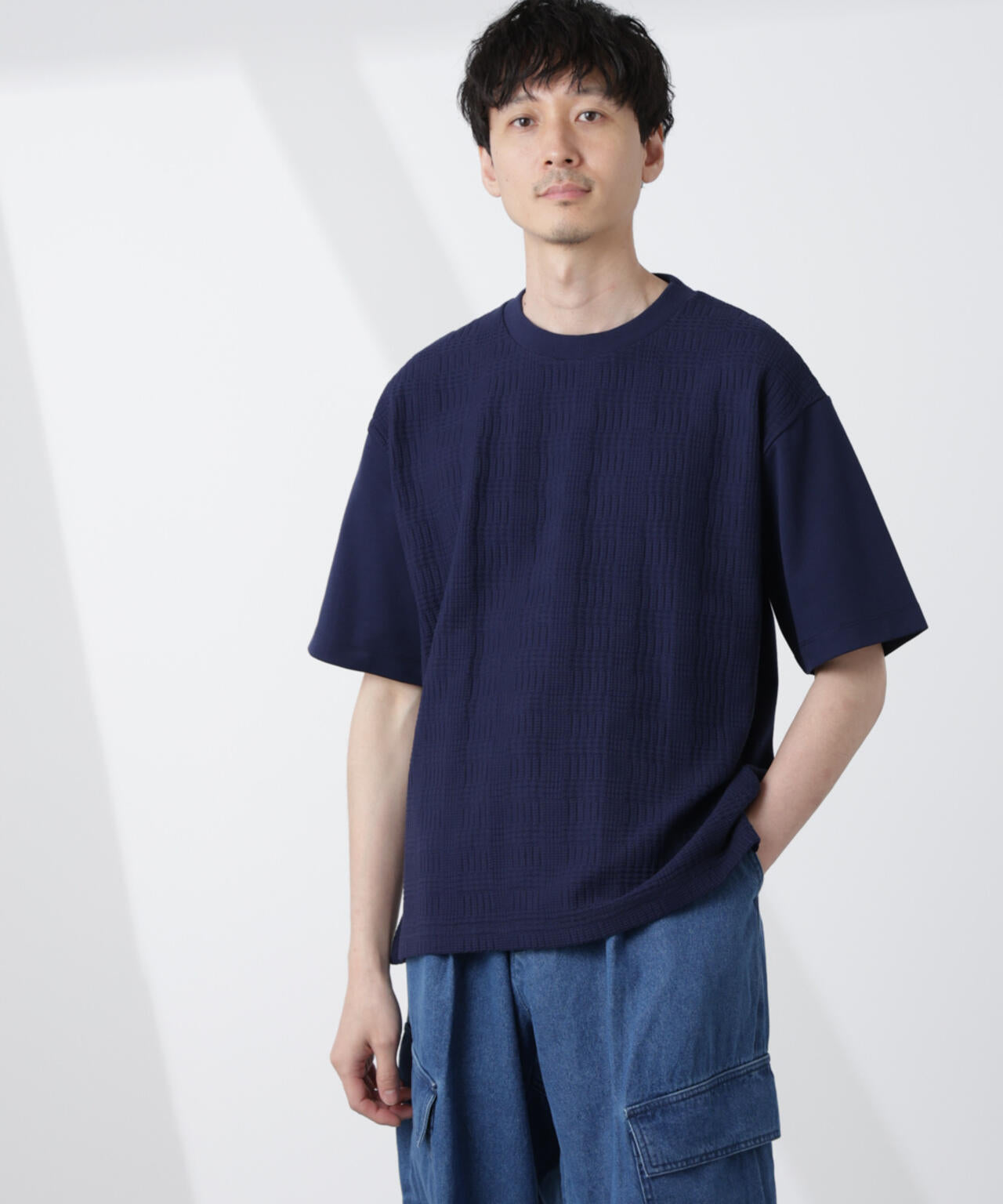 リンクスジャガードコンビTシャツ