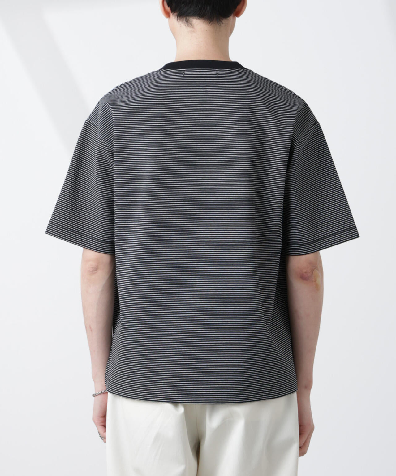 ワイドシルエットボーダーTシャツ