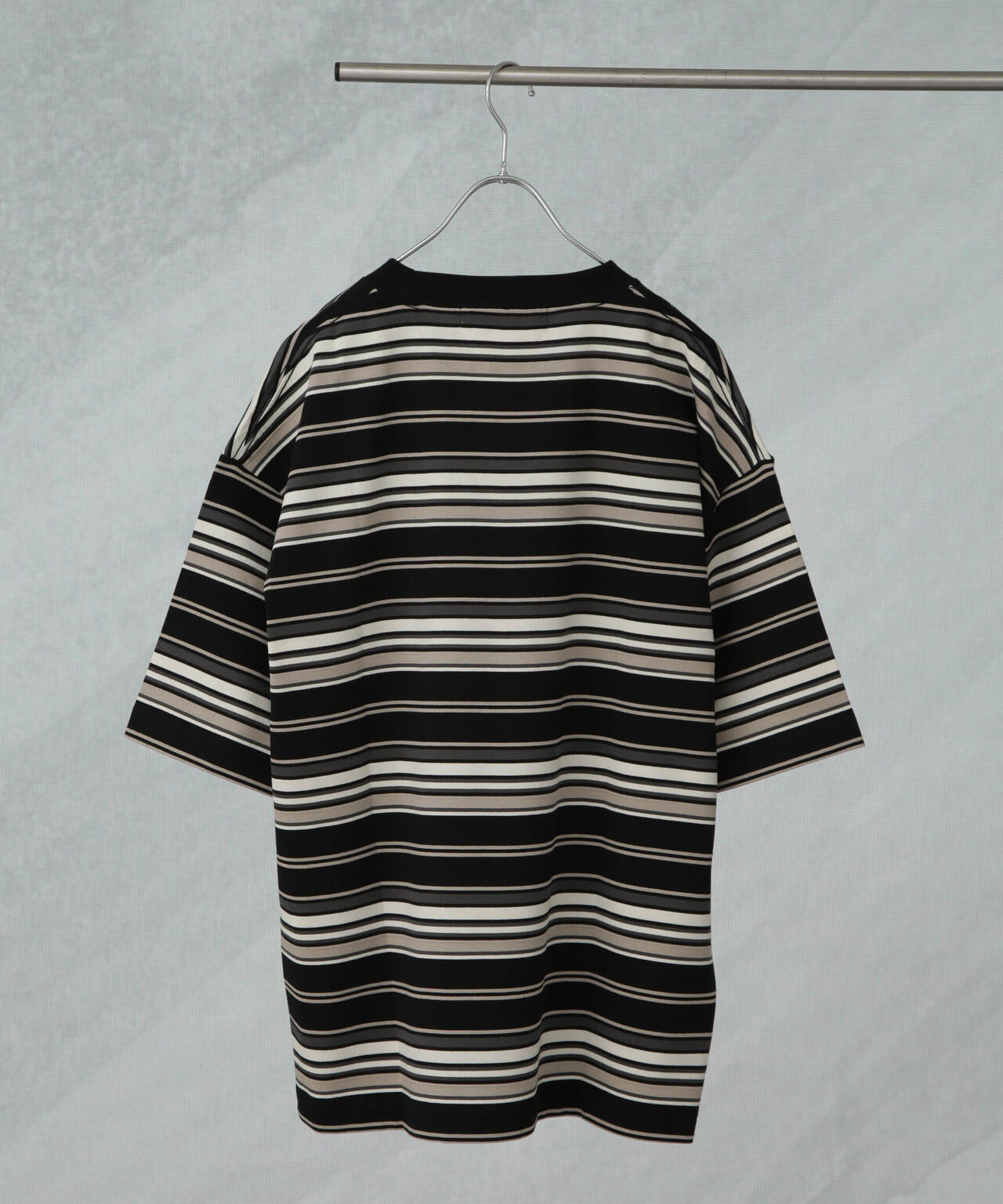マルチボーダーリラックスTシャツ 半袖