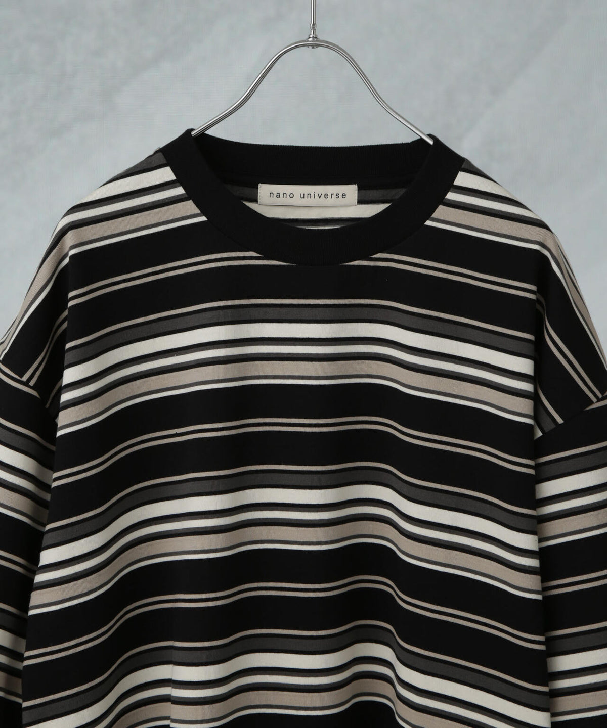 マルチボーダーリラックスTシャツ 半袖