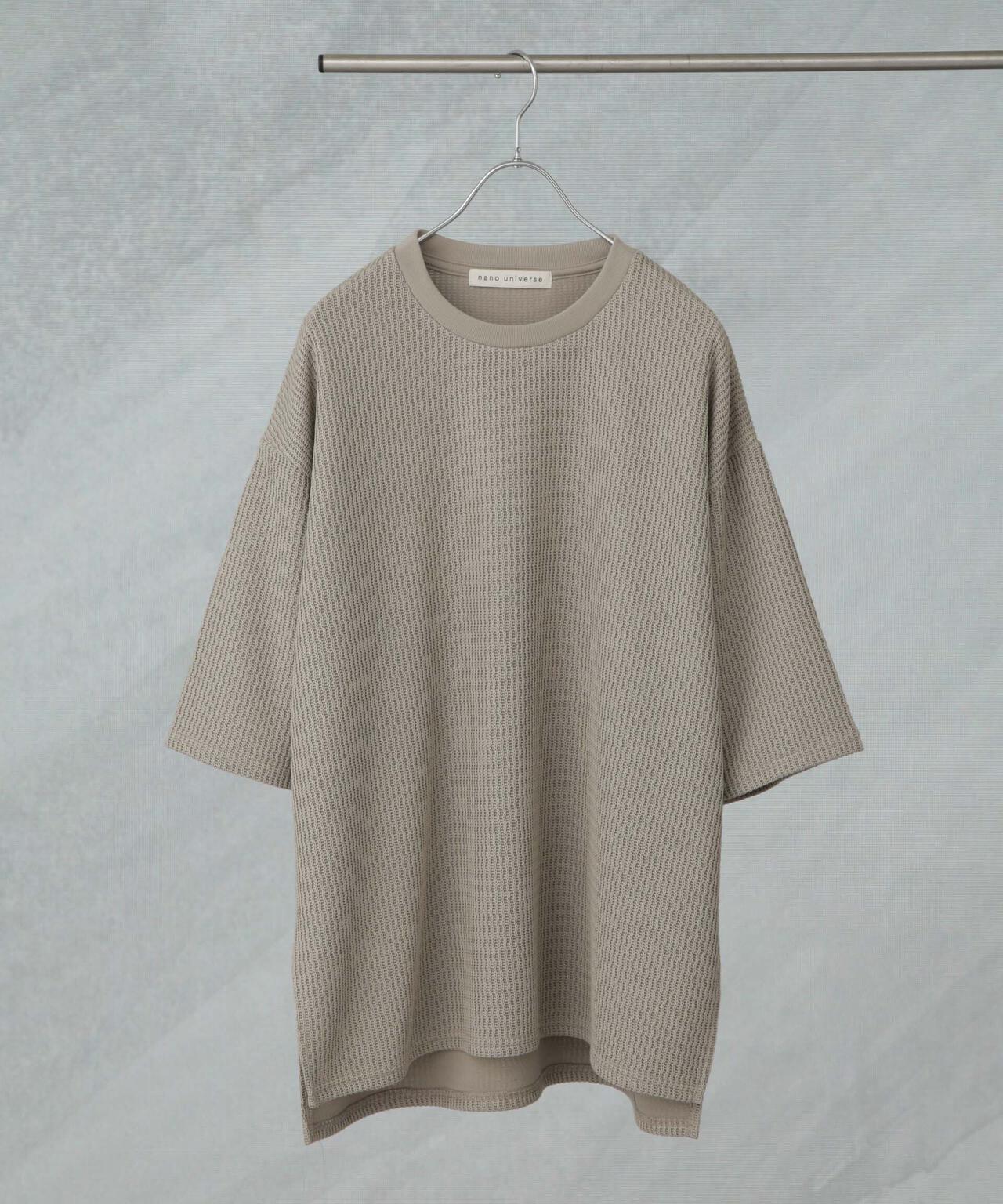 ジャガードニットソーTシャツ 半袖(セットアップ可)