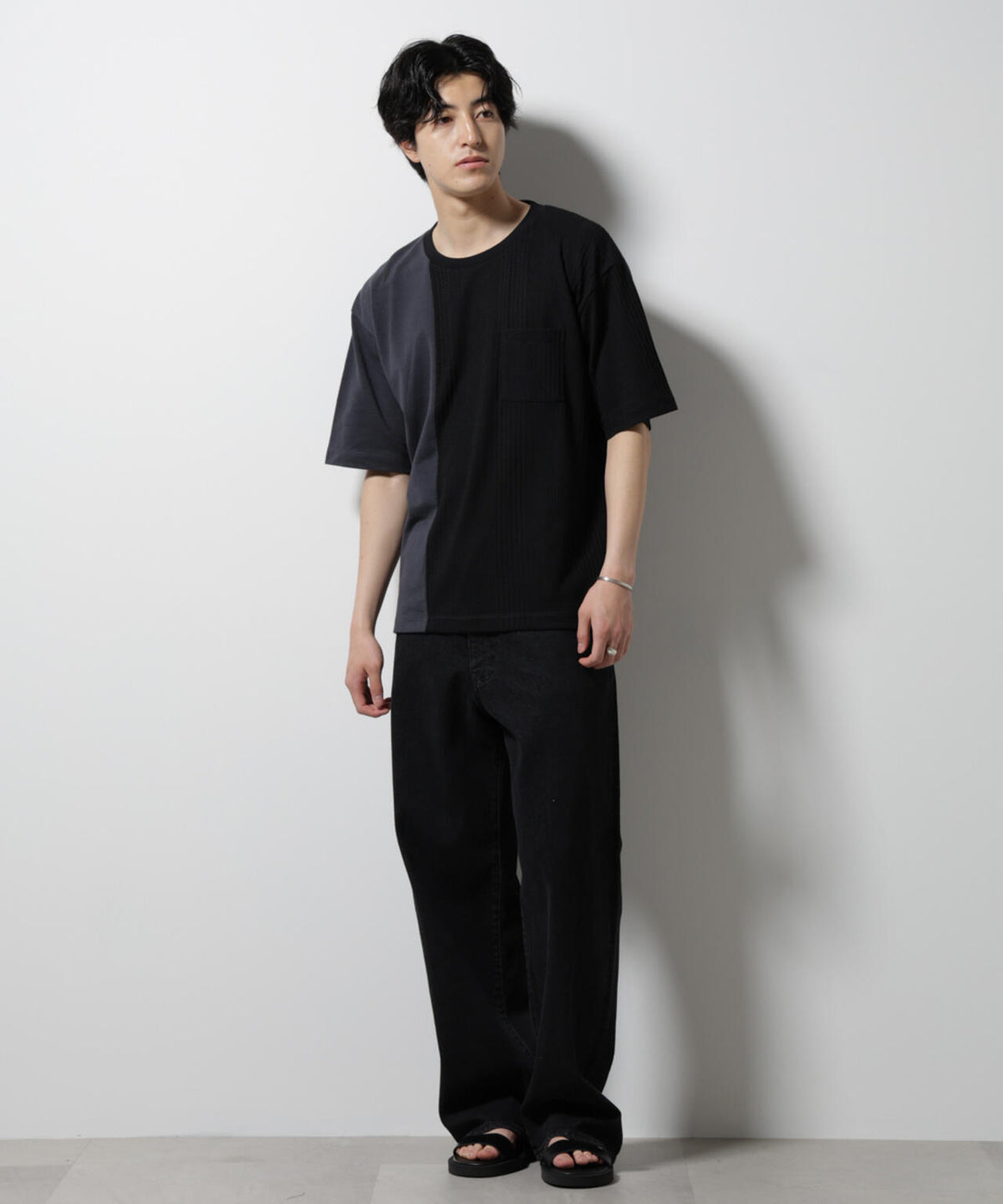 リンクスカノコ コンビTシャツ 半袖